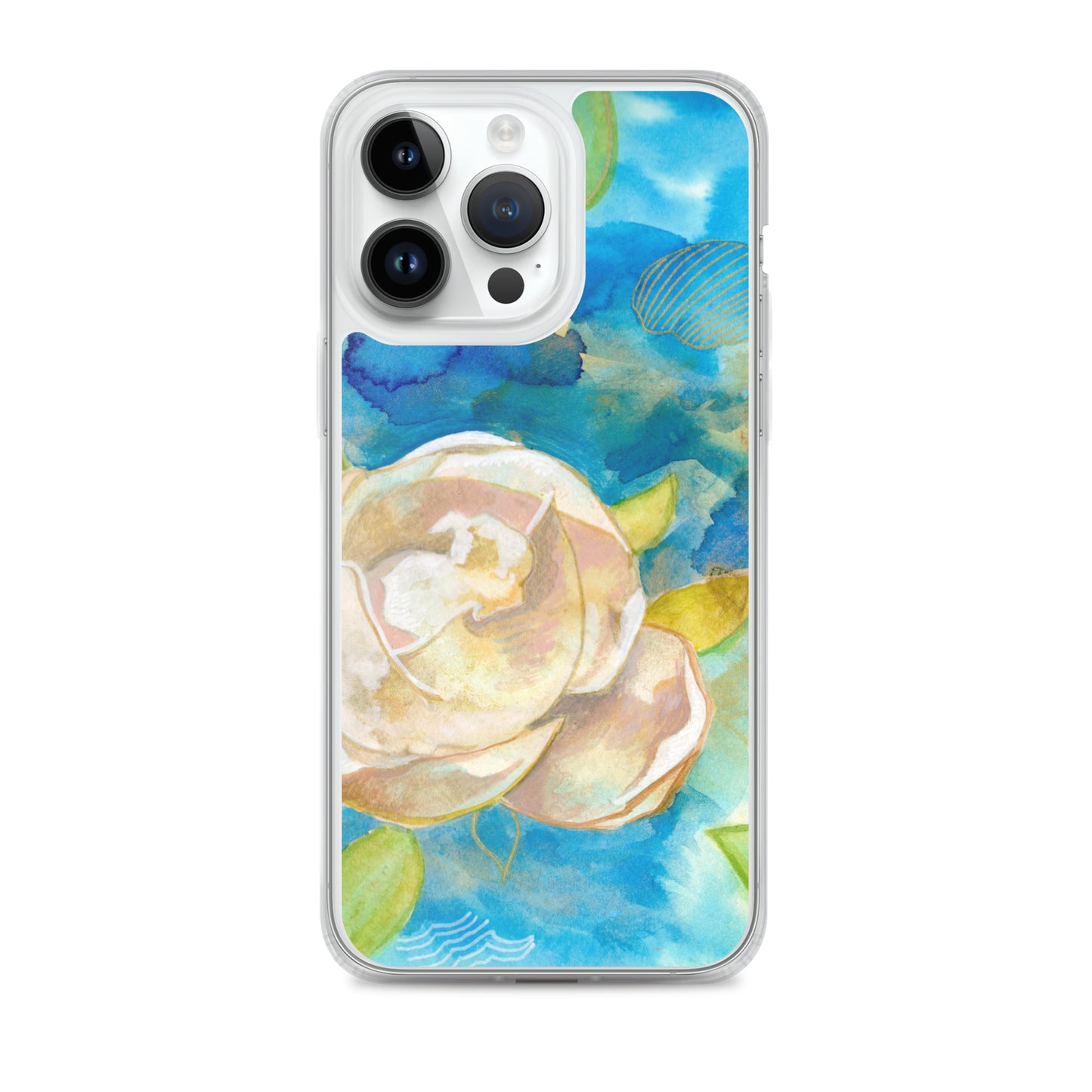 Clear Case for iPhone® - Aquamarine Design - Artistic Gifts for Women - Art by Artist Tania Herrera from Aquamarine Design Studio