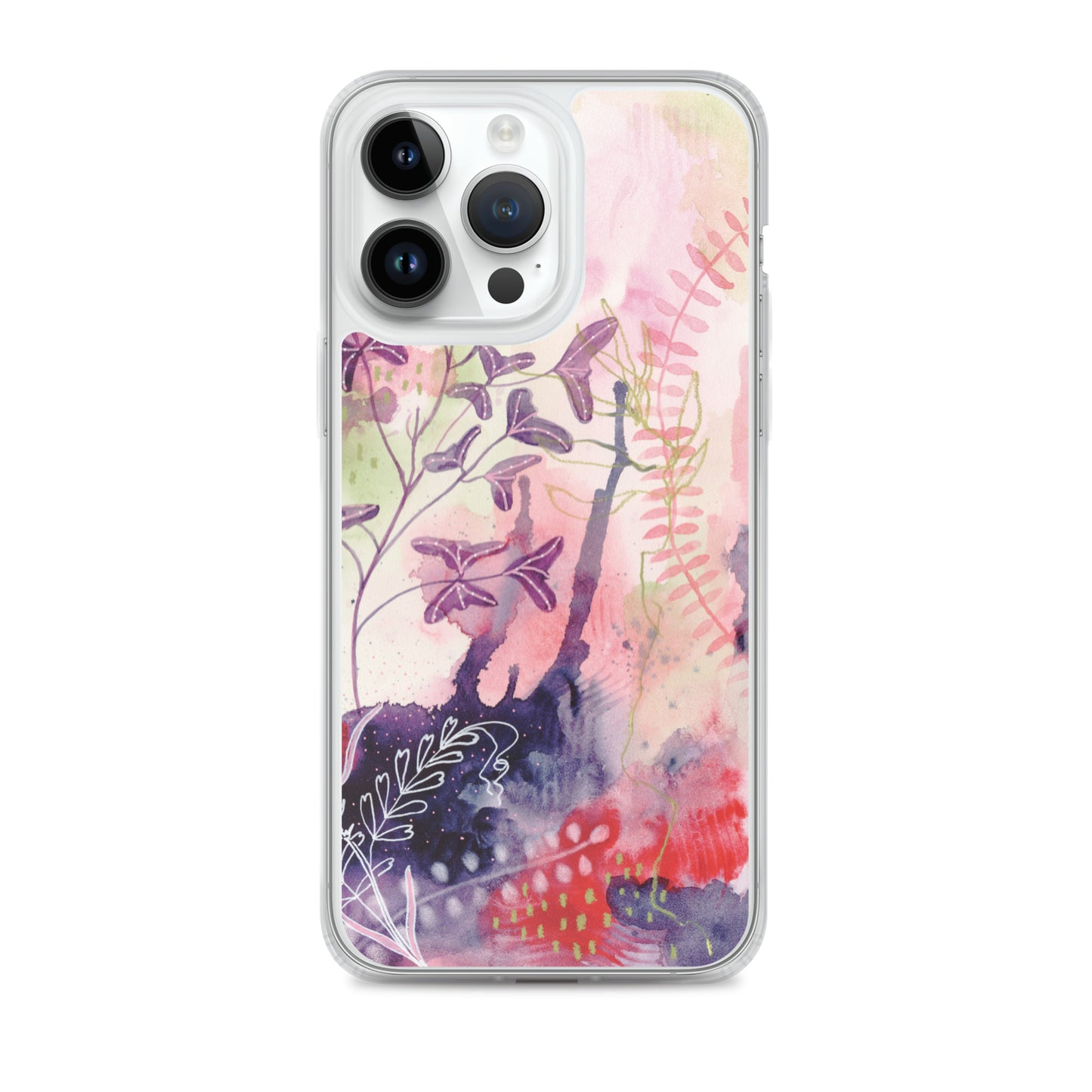 Playful Clear Case for iPhone® - Aquamarine Design - Artistic Gifts for Women - Art by Artist Tania Herrera from Aquamarine Design Studio
