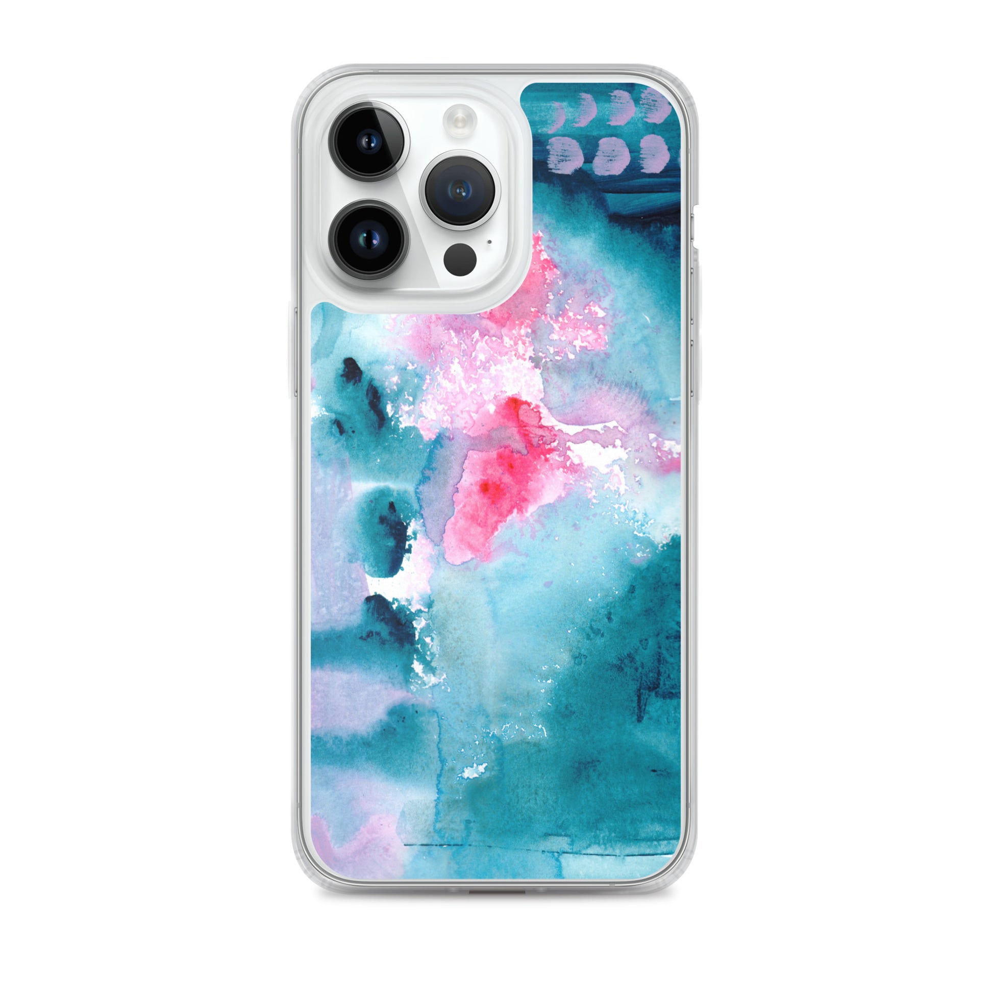 Magical Blue I Clear Case for iPhone® - Aquamarine Design - Artistic Gifts for Women - Art by Artist Tania Herrera from Aquamarine Design Studio