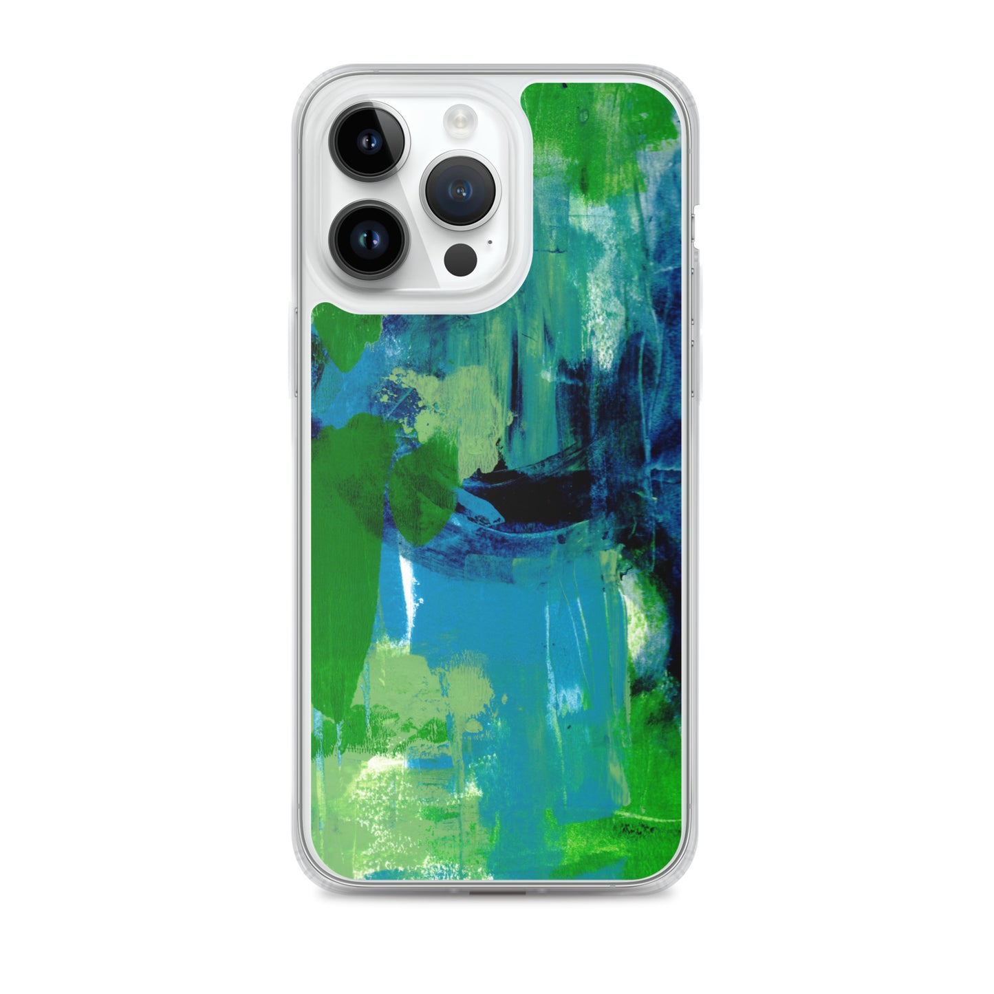 Cool Colors Clear Case for iPhone® - Aquamarine Design - Artistic Gifts for Women - Art by Artist Tania Herrera from Aquamarine Design Studio