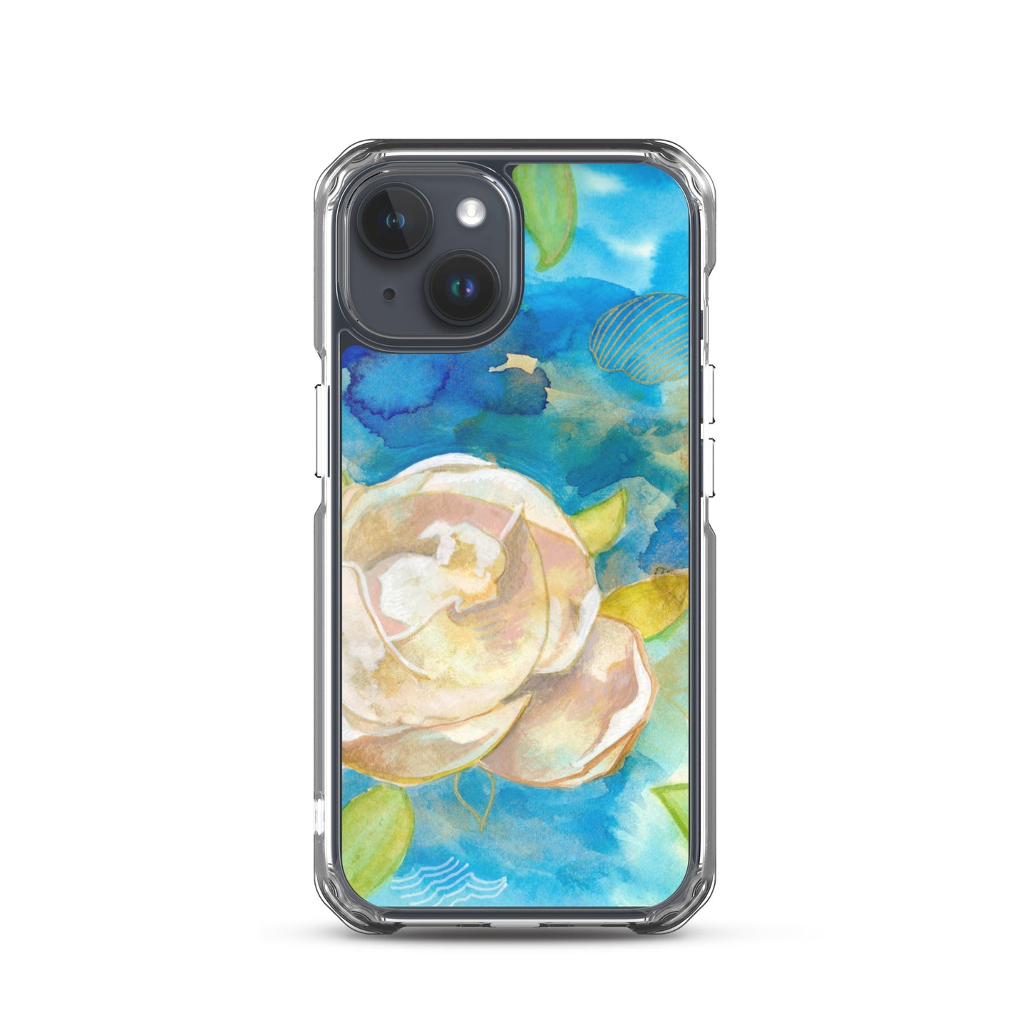 Clear Case for iPhone® - Aquamarine Design - Artistic Gifts for Women - Art by Artist Tania Herrera from Aquamarine Design Studio