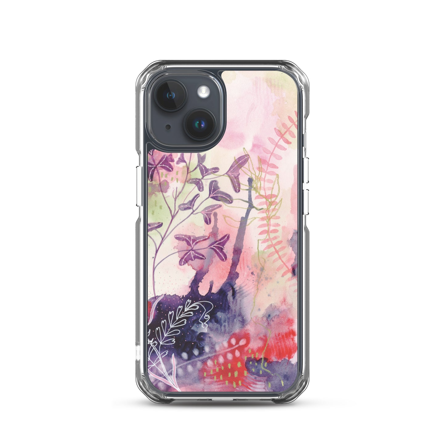 Playful Clear Case for iPhone® - Aquamarine Design - Artistic Gifts for Women - Art by Artist Tania Herrera from Aquamarine Design Studio