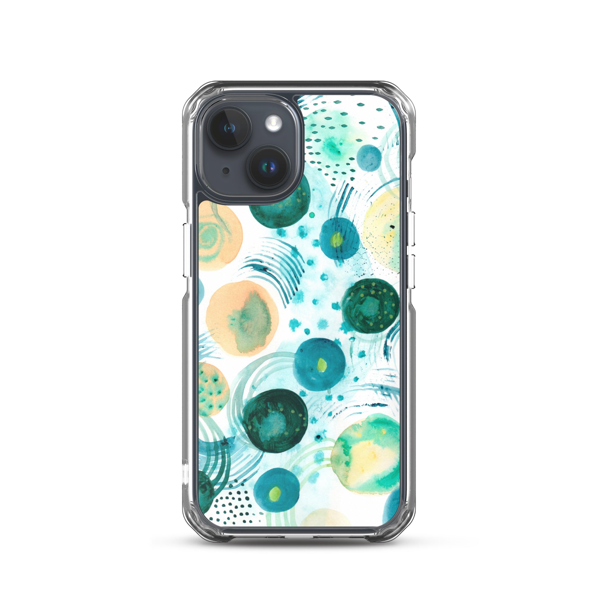 Geometrical Design Clear Case for iPhone® - Aquamarine Design - Artistic Gifts for Women - Art by Artist Tania Herrera from Aquamarine Design Studio