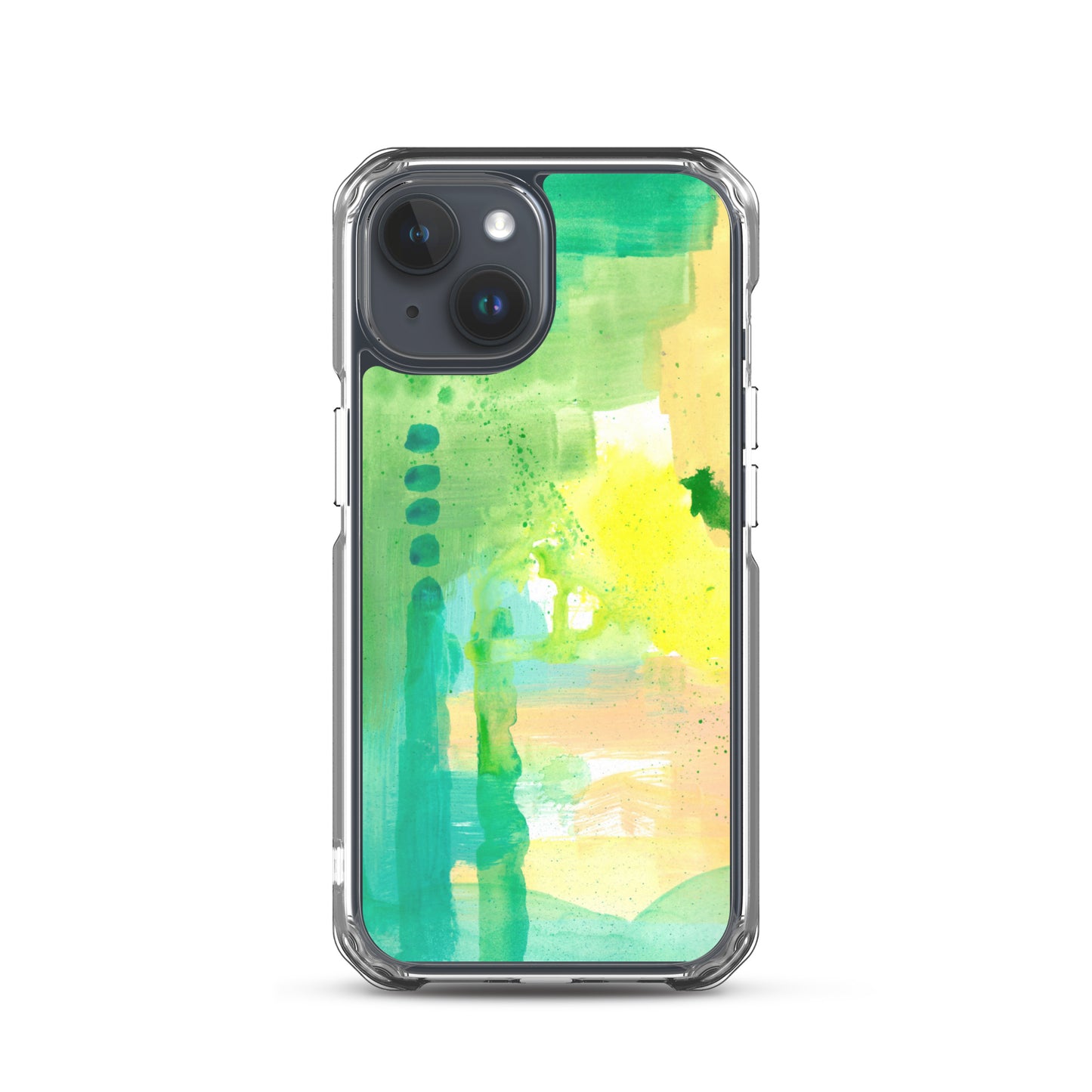Aqua Abstract Design II Clear Case for iPhone® - Aquamarine Design - Artistic Gifts for Women - Art by Artist Tania Herrera from Aquamarine Design Studio