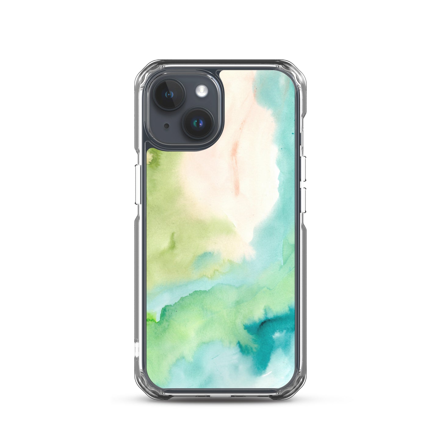 Soft Green Clear Case for iPhone® - Aquamarine Design - Artistic Gifts for Women - Art by Artist Tania Herrera from Aquamarine Design Studio