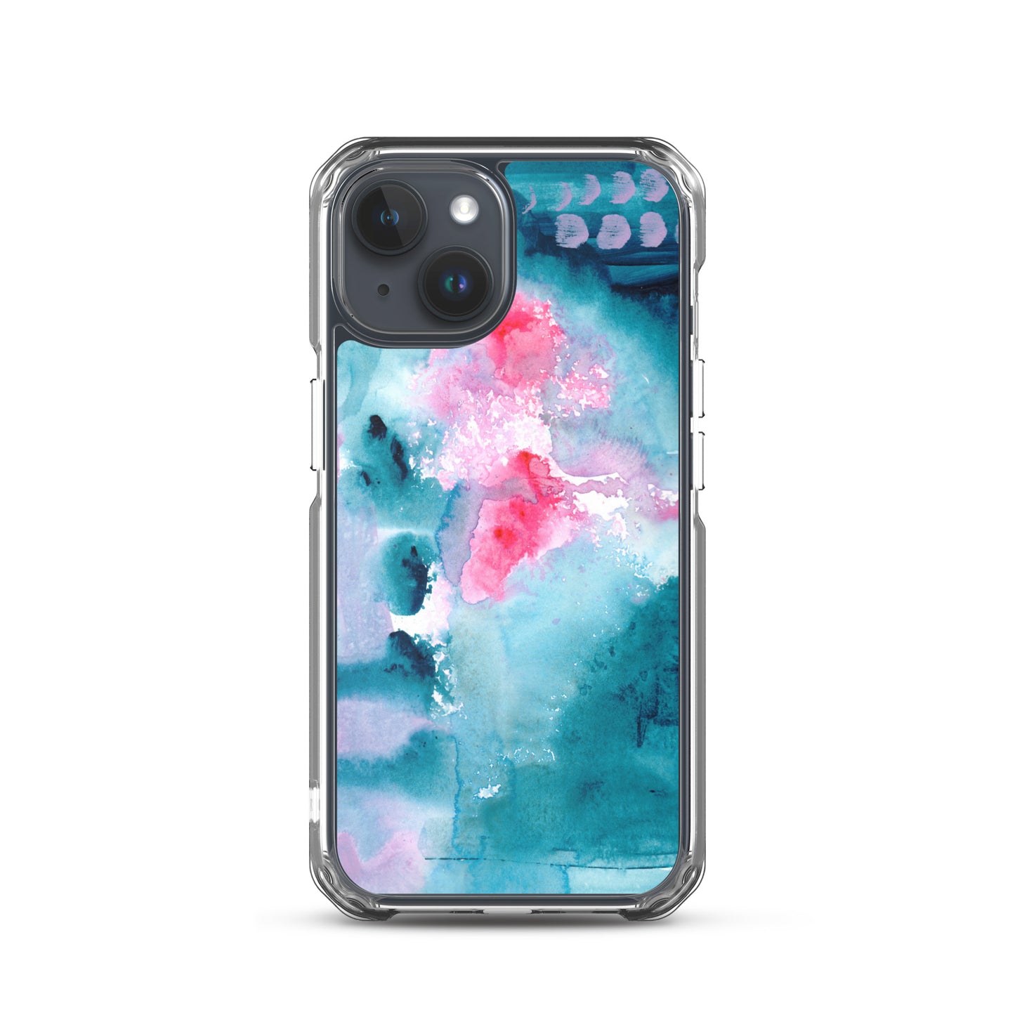 Magical Blue I Clear Case for iPhone® - Aquamarine Design - Artistic Gifts for Women - Art by Artist Tania Herrera from Aquamarine Design Studio
