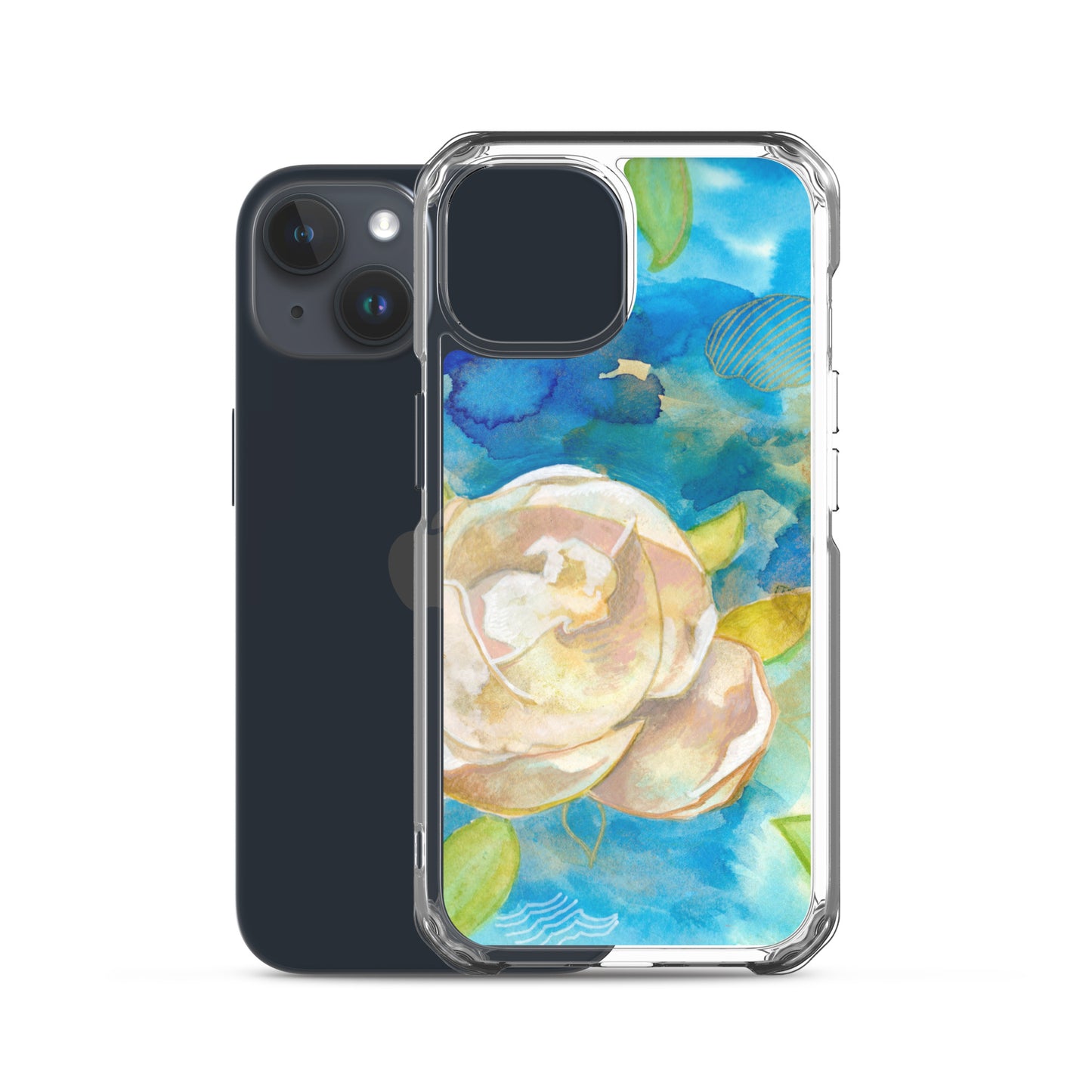 Clear Case for iPhone® - Aquamarine Design - Artistic Gifts for Women - Art by Artist Tania Herrera from Aquamarine Design Studio