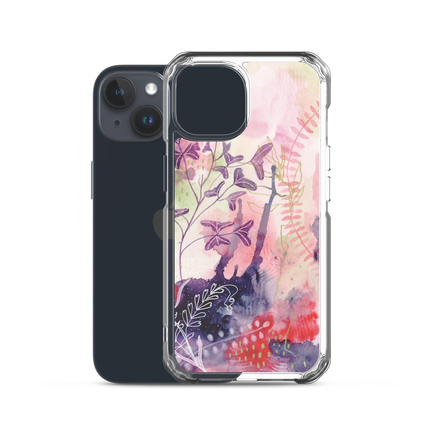 Playful Clear Case for iPhone® - Aquamarine Design - Artistic Gifts for Women - Art by Artist Tania Herrera from Aquamarine Design Studio