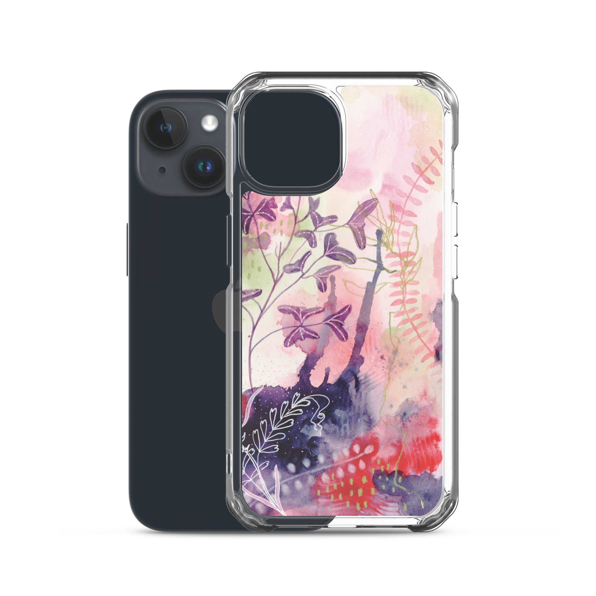 Playful Clear Case for iPhone® - Aquamarine Design - Artistic Gifts for Women - Art by Artist Tania Herrera from Aquamarine Design Studio