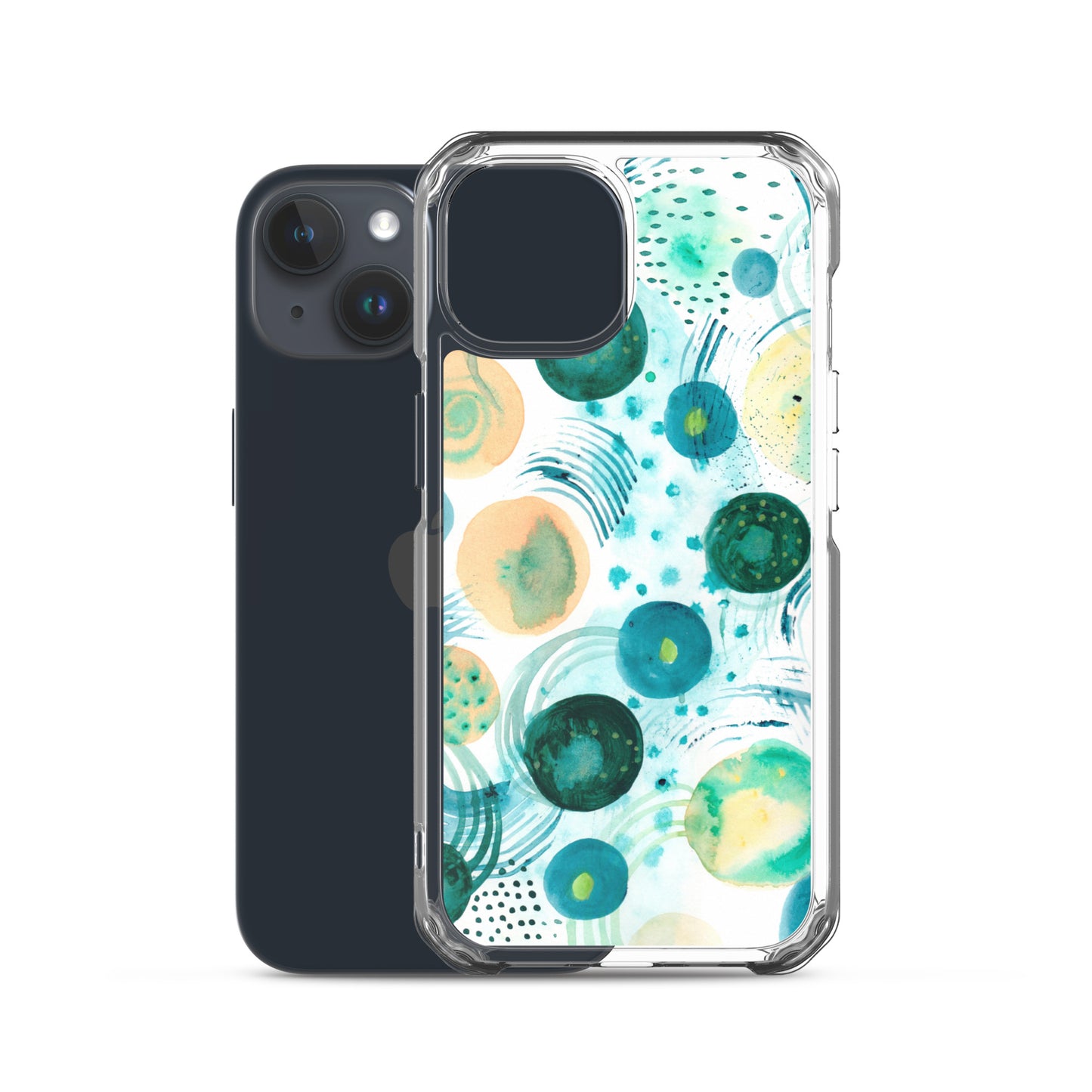 Geometrical Design Clear Case for iPhone® - Aquamarine Design - Artistic Gifts for Women - Art by Artist Tania Herrera from Aquamarine Design Studio