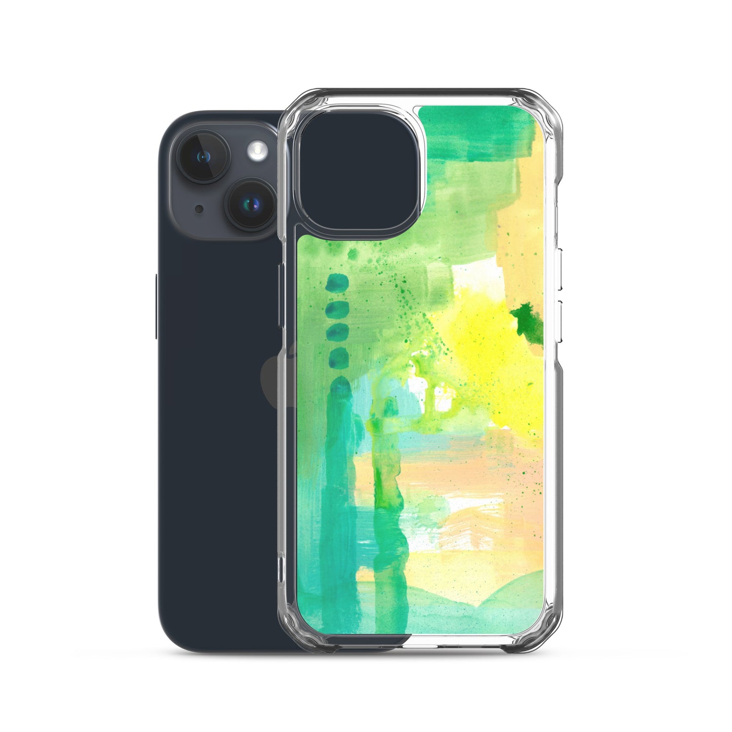 Aqua Abstract Design II Clear Case for iPhone® - Aquamarine Design - Artistic Gifts for Women - Art by Artist Tania Herrera from Aquamarine Design Studio