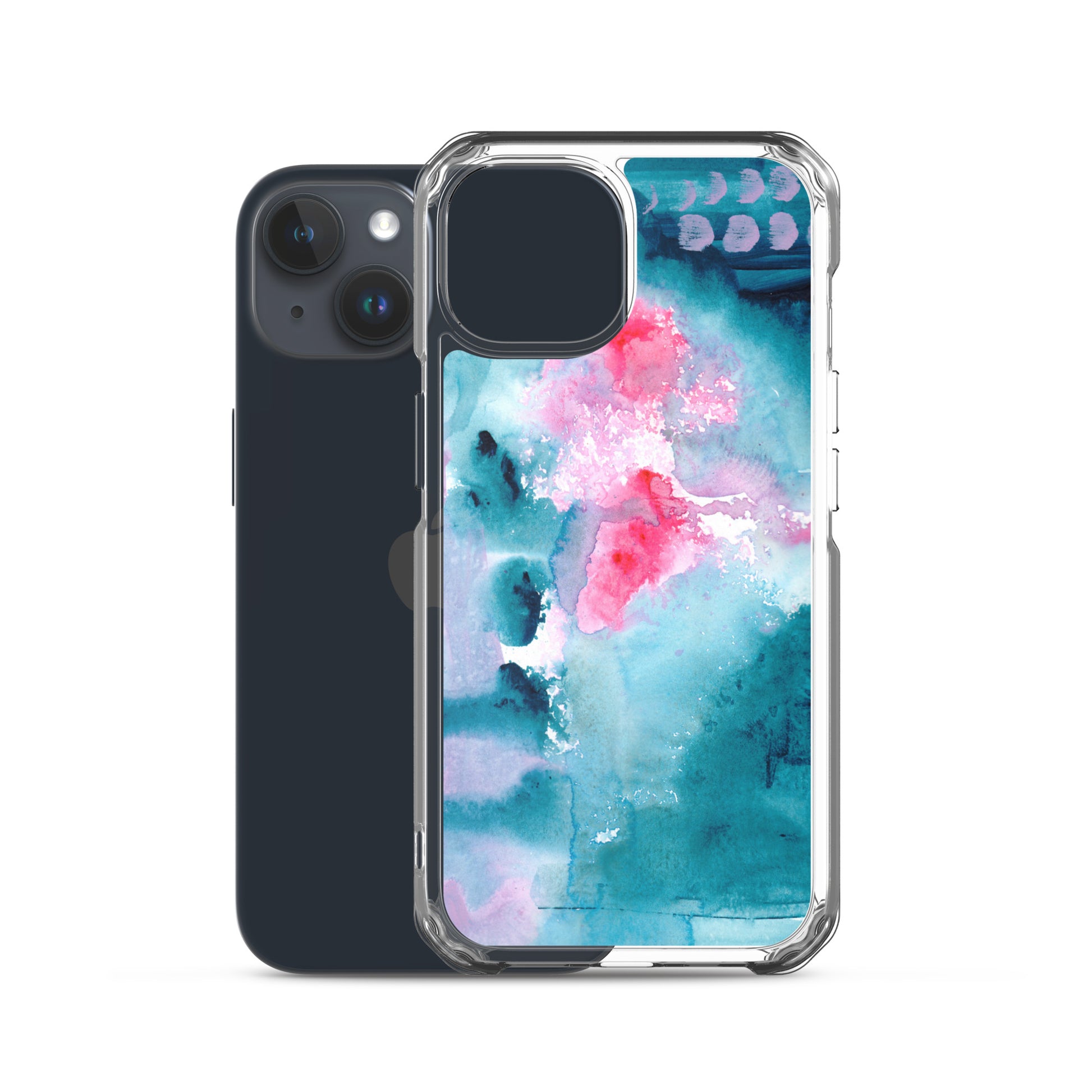 Magical Blue I Clear Case for iPhone® - Aquamarine Design - Artistic Gifts for Women - Art by Artist Tania Herrera from Aquamarine Design Studio