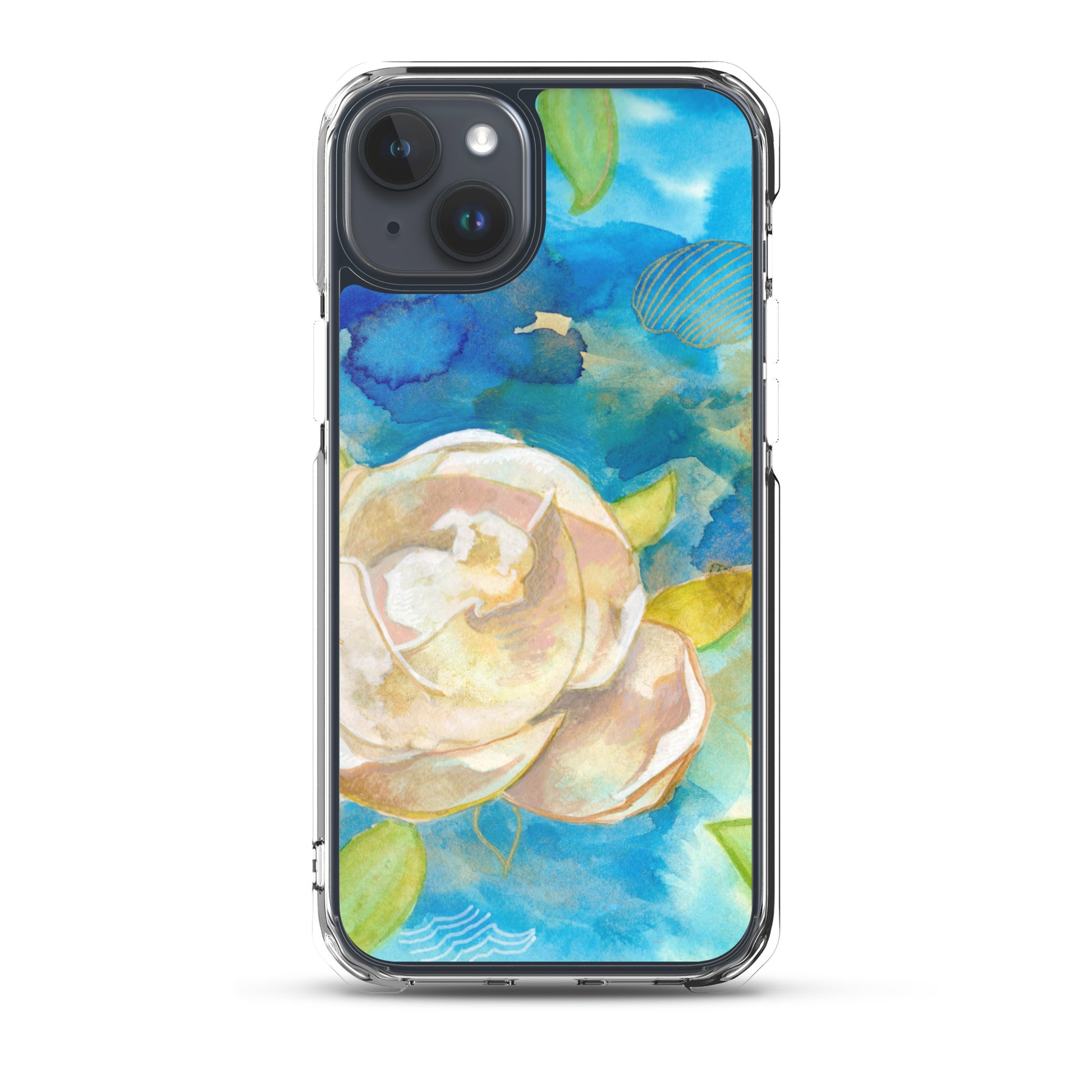 Clear Case for iPhone® - Aquamarine Design - Artistic Gifts for Women - Art by Artist Tania Herrera from Aquamarine Design Studio