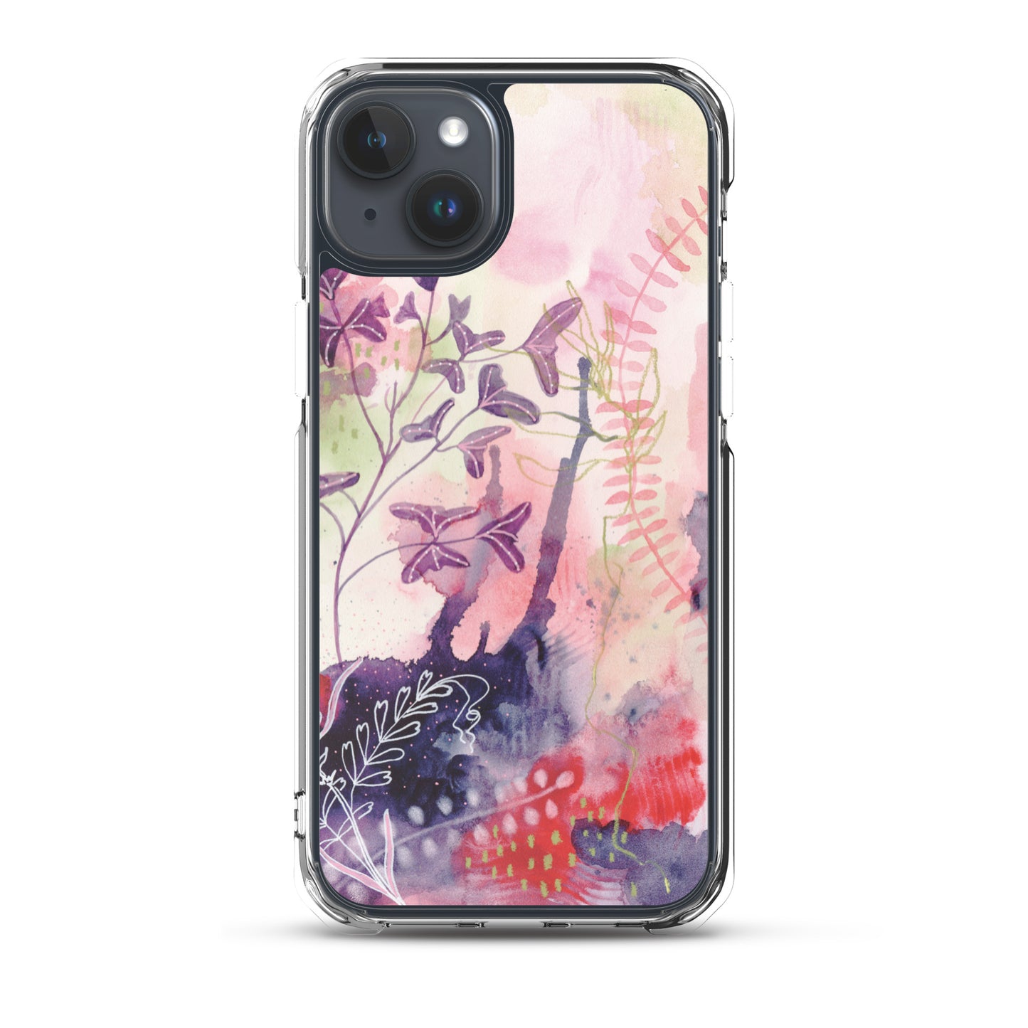 Playful Clear Case for iPhone® - Aquamarine Design - Artistic Gifts for Women - Art by Artist Tania Herrera from Aquamarine Design Studio