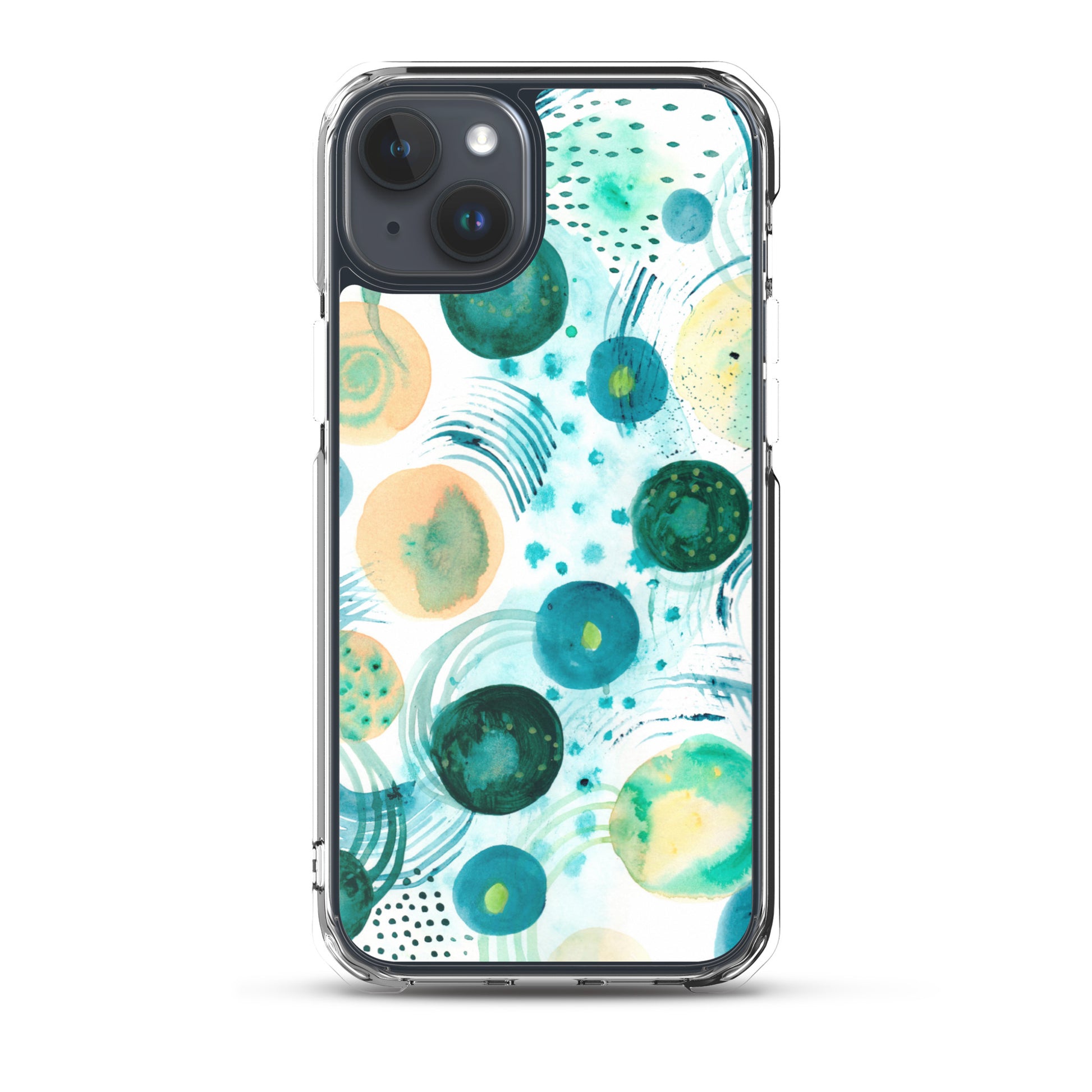 Geometrical Design Clear Case for iPhone® - Aquamarine Design - Artistic Gifts for Women - Art by Artist Tania Herrera from Aquamarine Design Studio