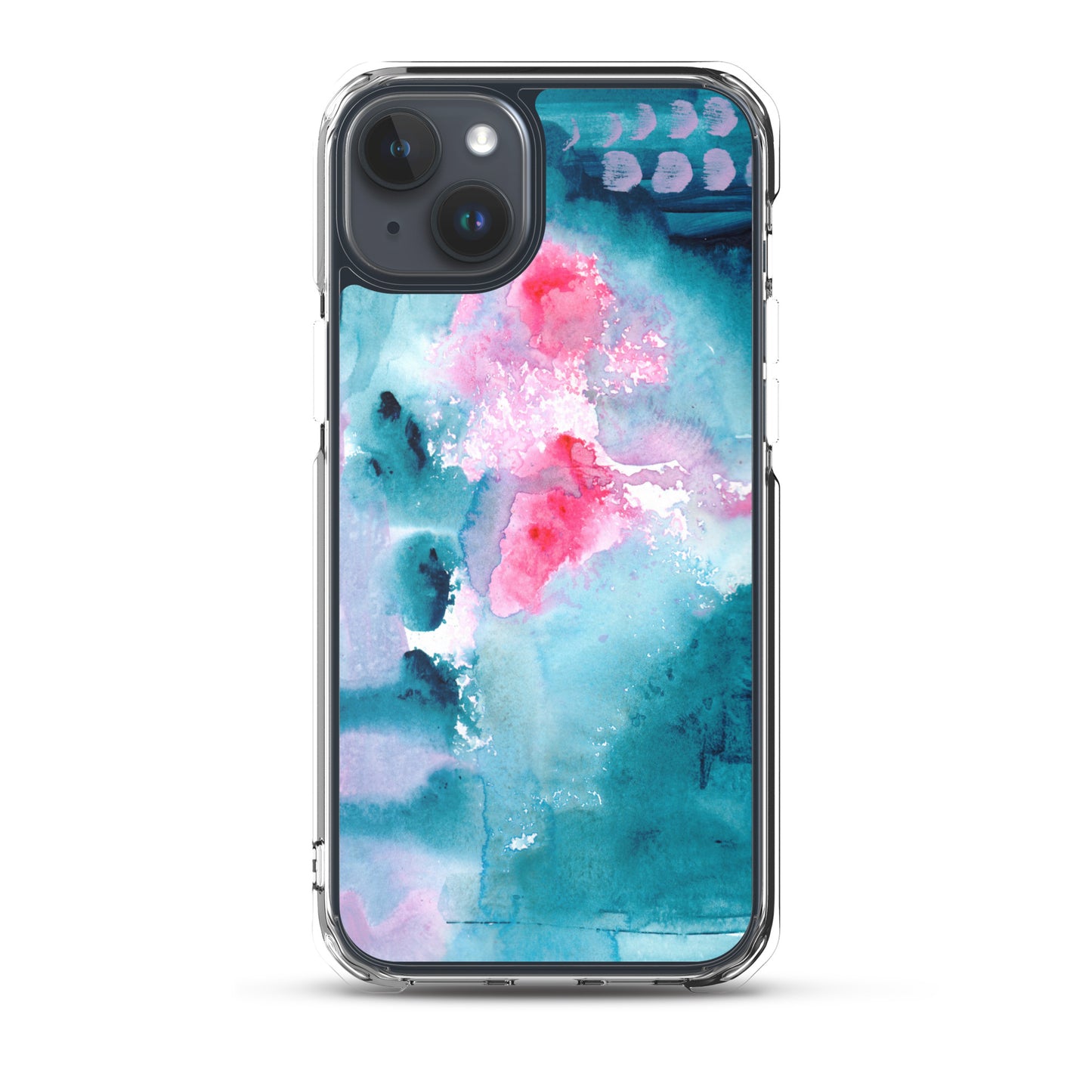 Magical Blue I Clear Case for iPhone® - Aquamarine Design - Artistic Gifts for Women - Art by Artist Tania Herrera from Aquamarine Design Studio