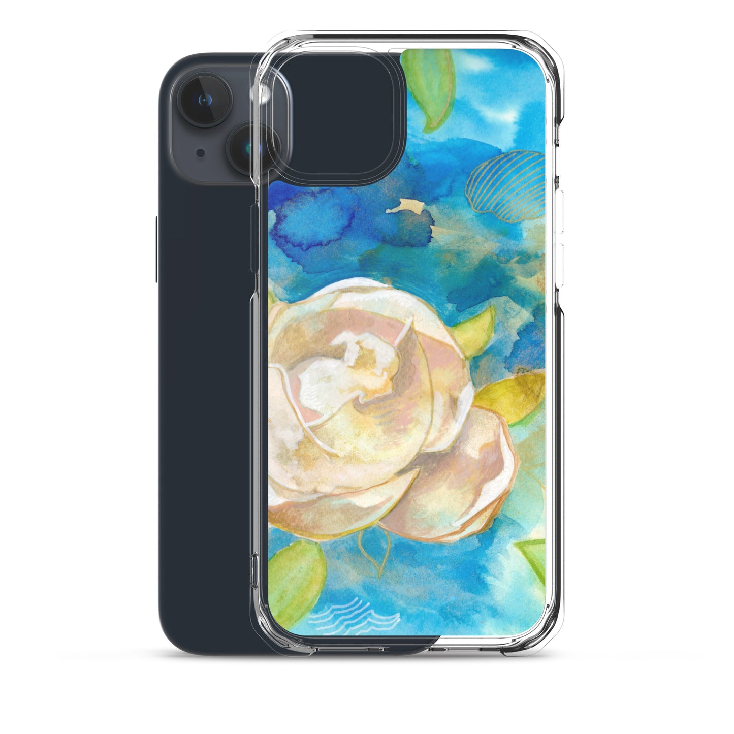 Clear Case for iPhone® - Aquamarine Design - Artistic Gifts for Women - Art by Artist Tania Herrera from Aquamarine Design Studio