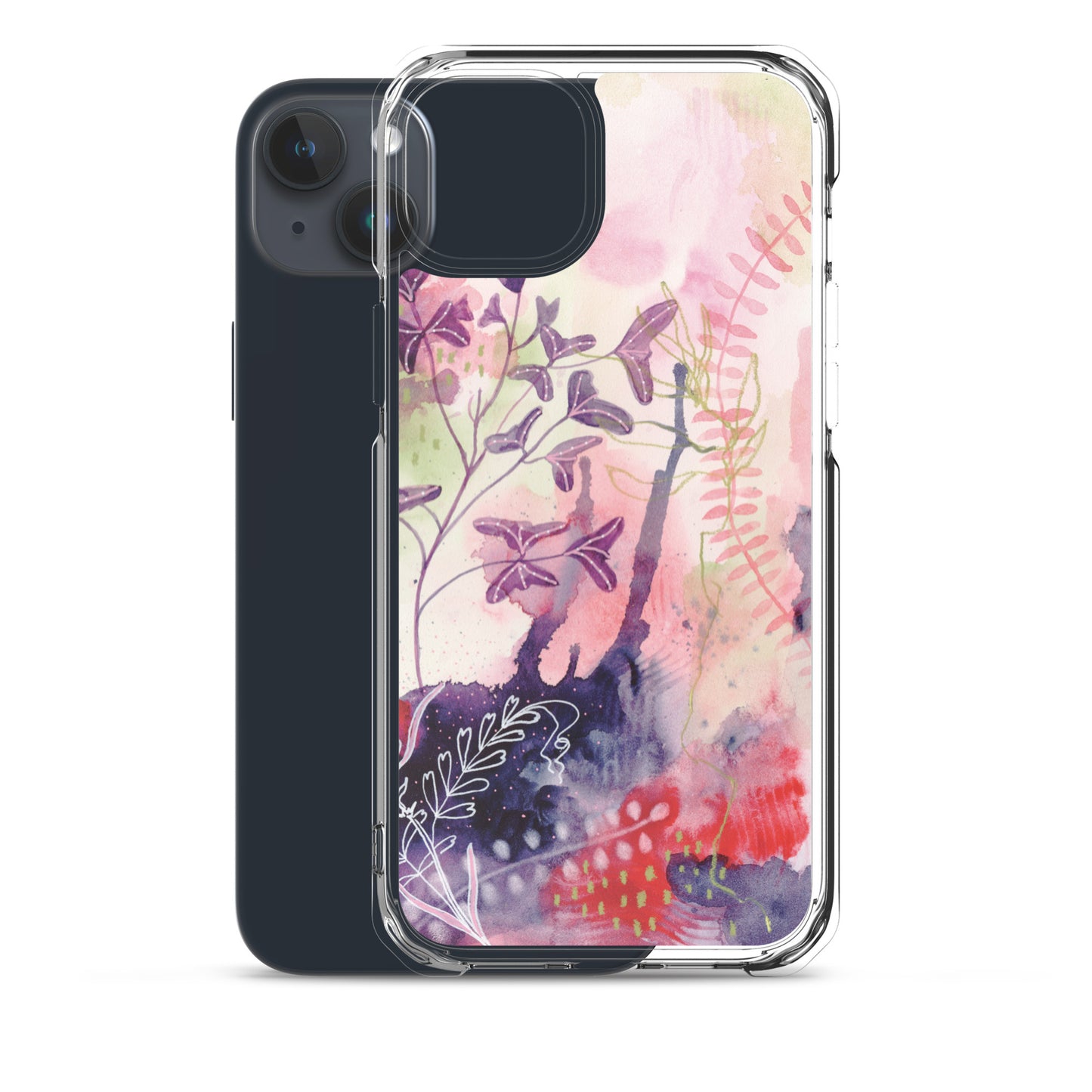Playful Clear Case for iPhone® - Aquamarine Design - Artistic Gifts for Women - Art by Artist Tania Herrera from Aquamarine Design Studio