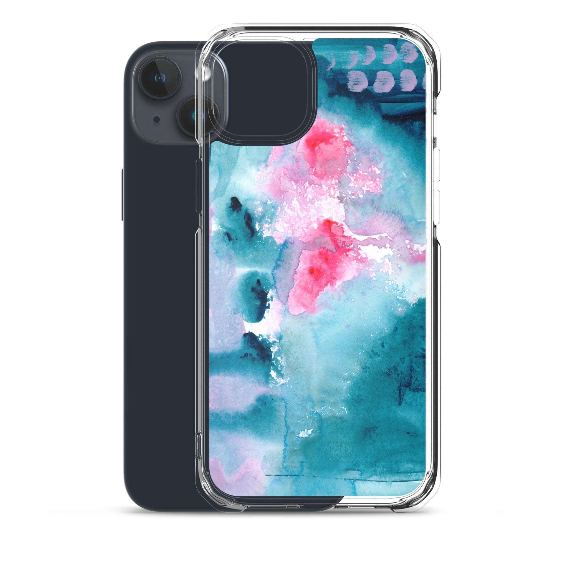 Magical Blue I Clear Case for iPhone® - Aquamarine Design - Artistic Gifts for Women - Art by Artist Tania Herrera from Aquamarine Design Studio