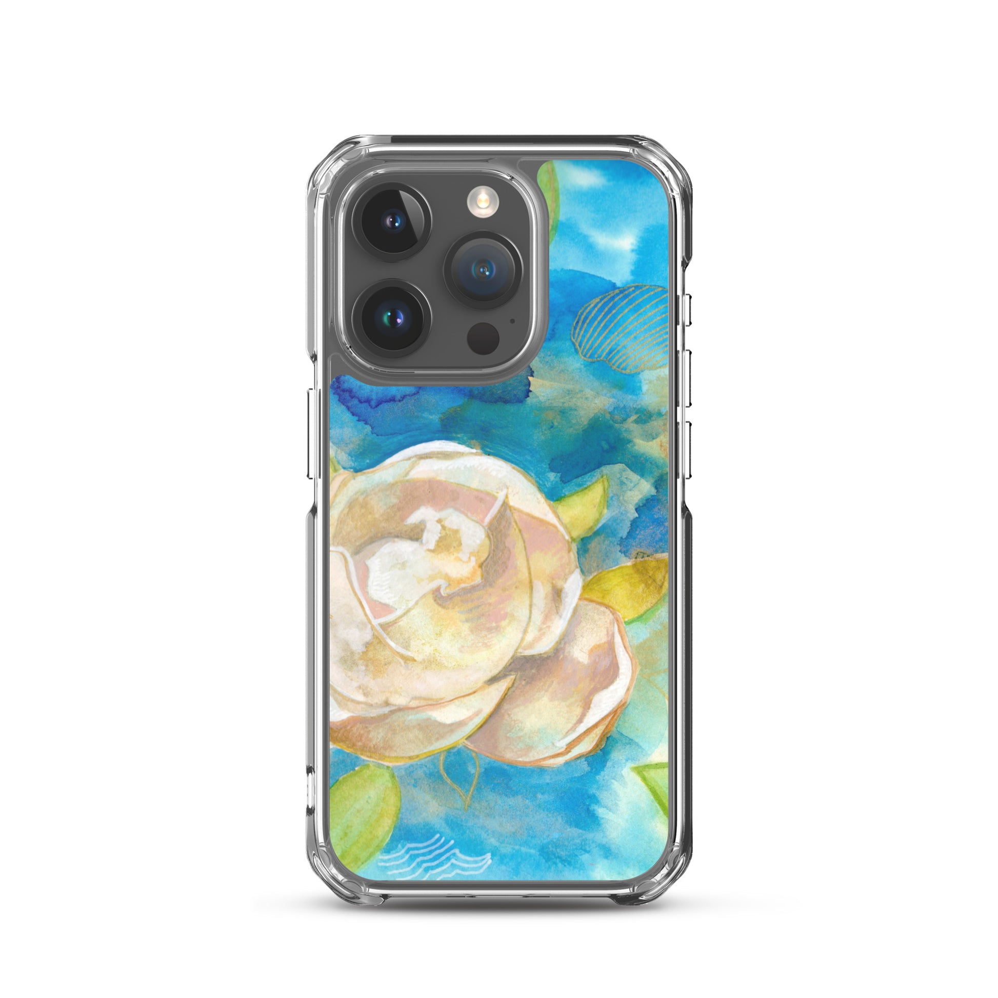 Clear Case for iPhone® - Aquamarine Design - Artistic Gifts for Women - Art by Artist Tania Herrera from Aquamarine Design Studio