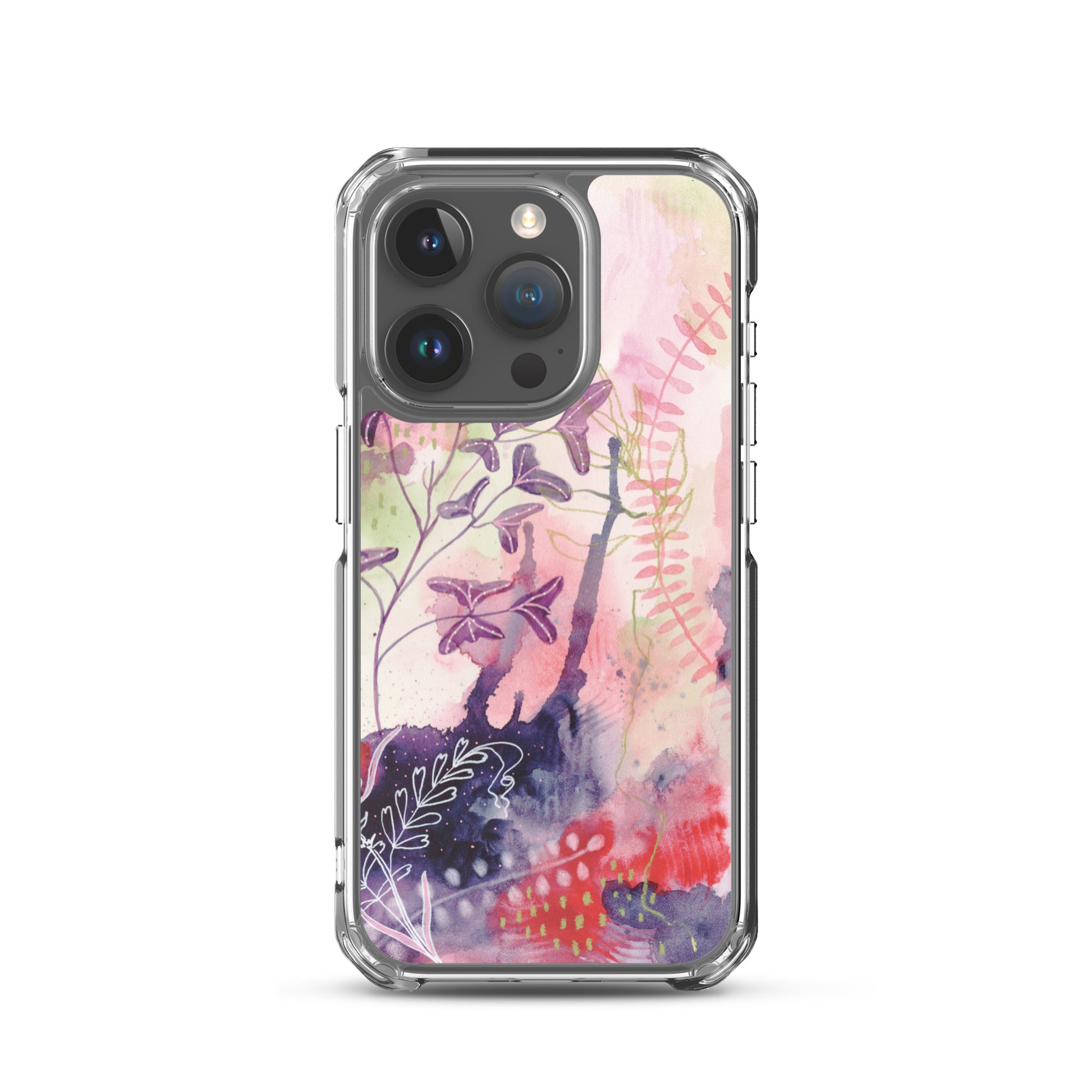Playful Clear Case for iPhone® - Aquamarine Design - Artistic Gifts for Women - Art by Artist Tania Herrera from Aquamarine Design Studio