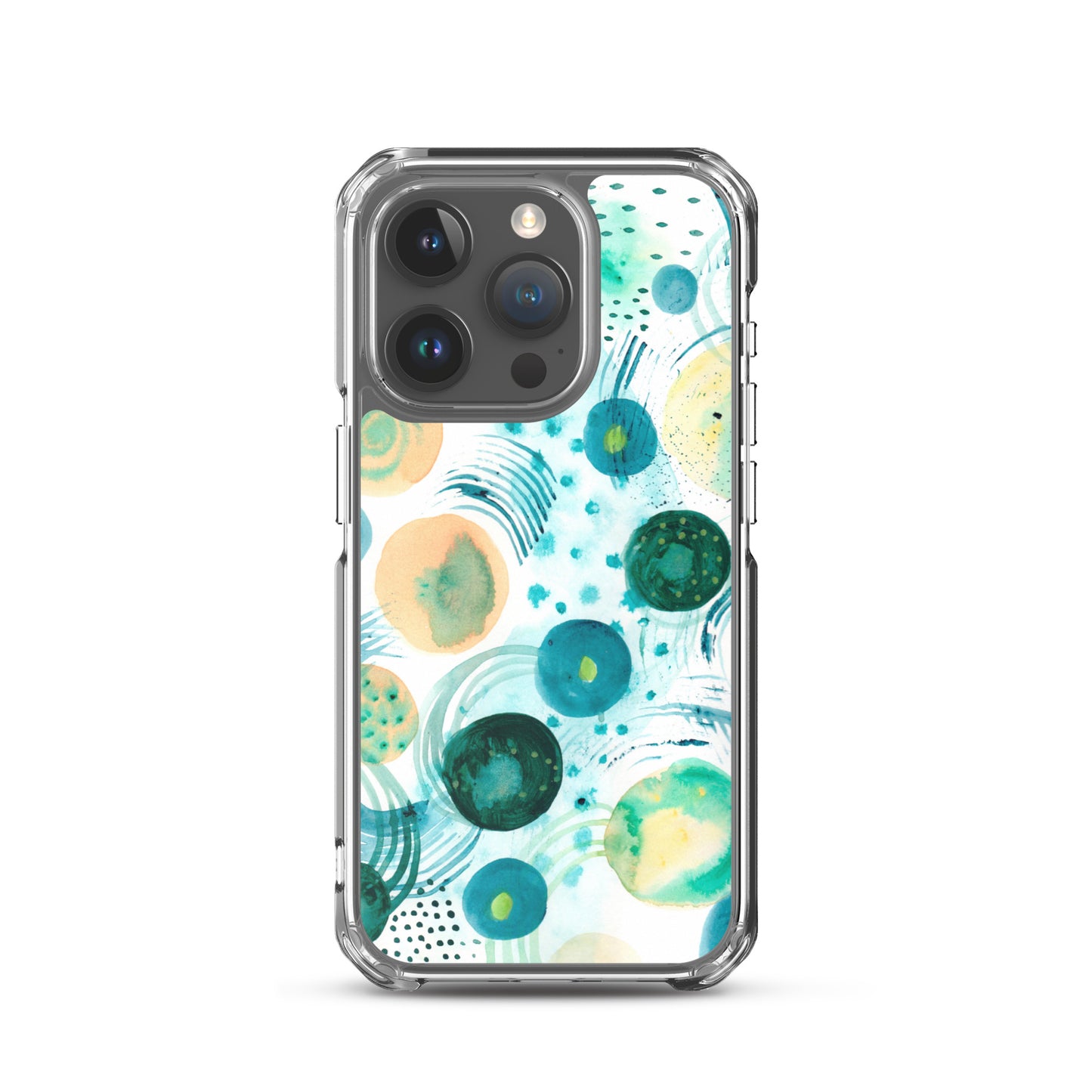 Geometrical Design Clear Case for iPhone® - Aquamarine Design - Artistic Gifts for Women - Art by Artist Tania Herrera from Aquamarine Design Studio