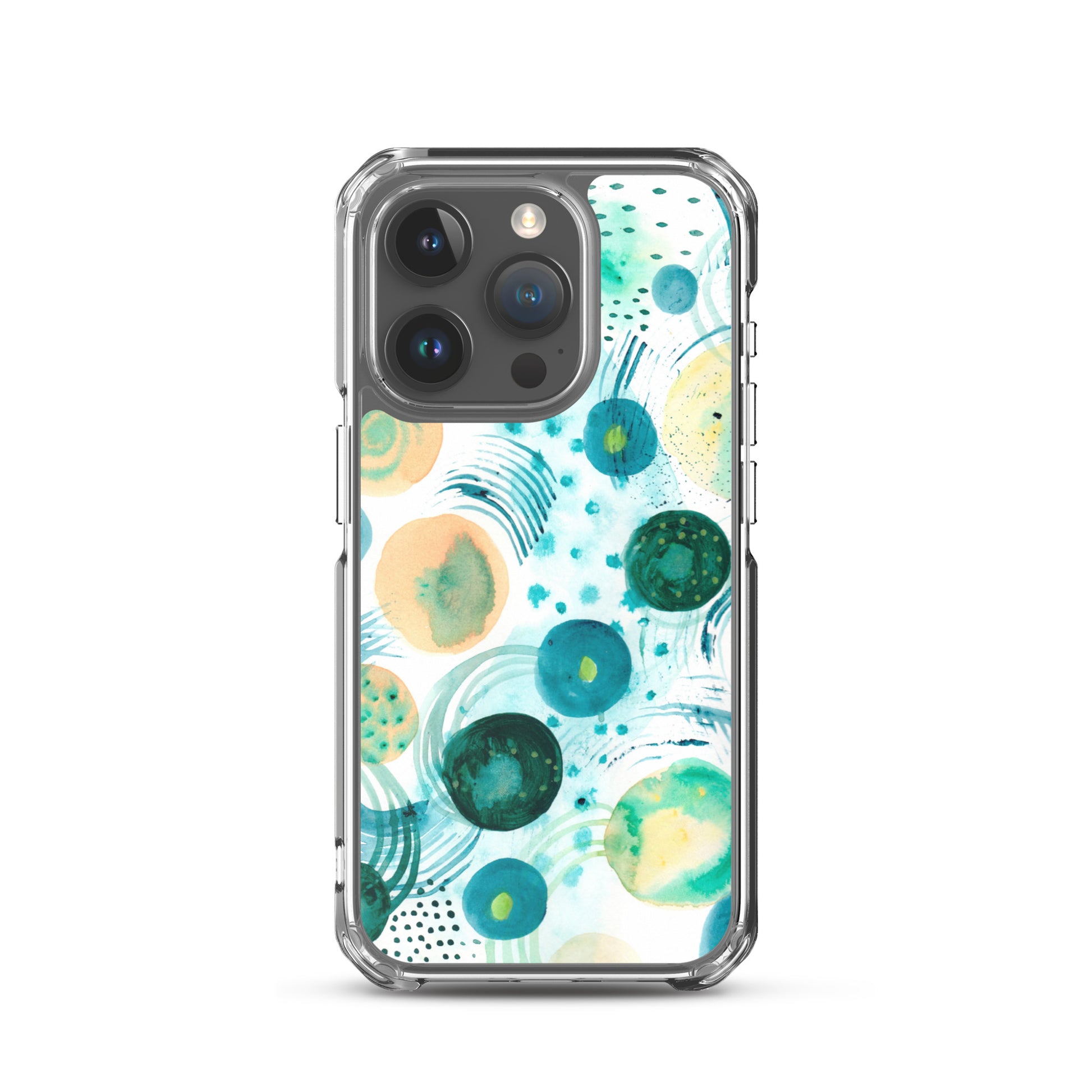 Geometrical Design Clear Case for iPhone® - Aquamarine Design - Artistic Gifts for Women - Art by Artist Tania Herrera from Aquamarine Design Studio