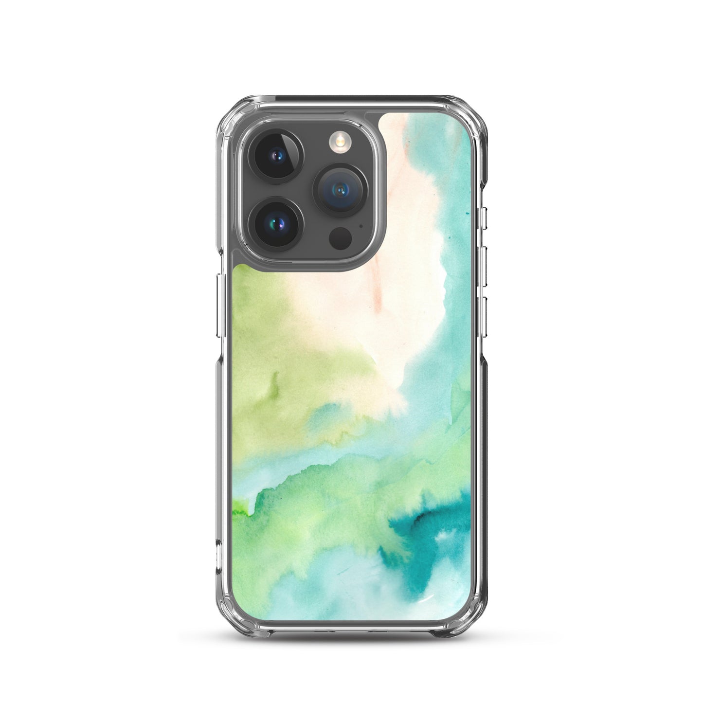 Soft Green Clear Case for iPhone® - Aquamarine Design - Artistic Gifts for Women - Art by Artist Tania Herrera from Aquamarine Design Studio