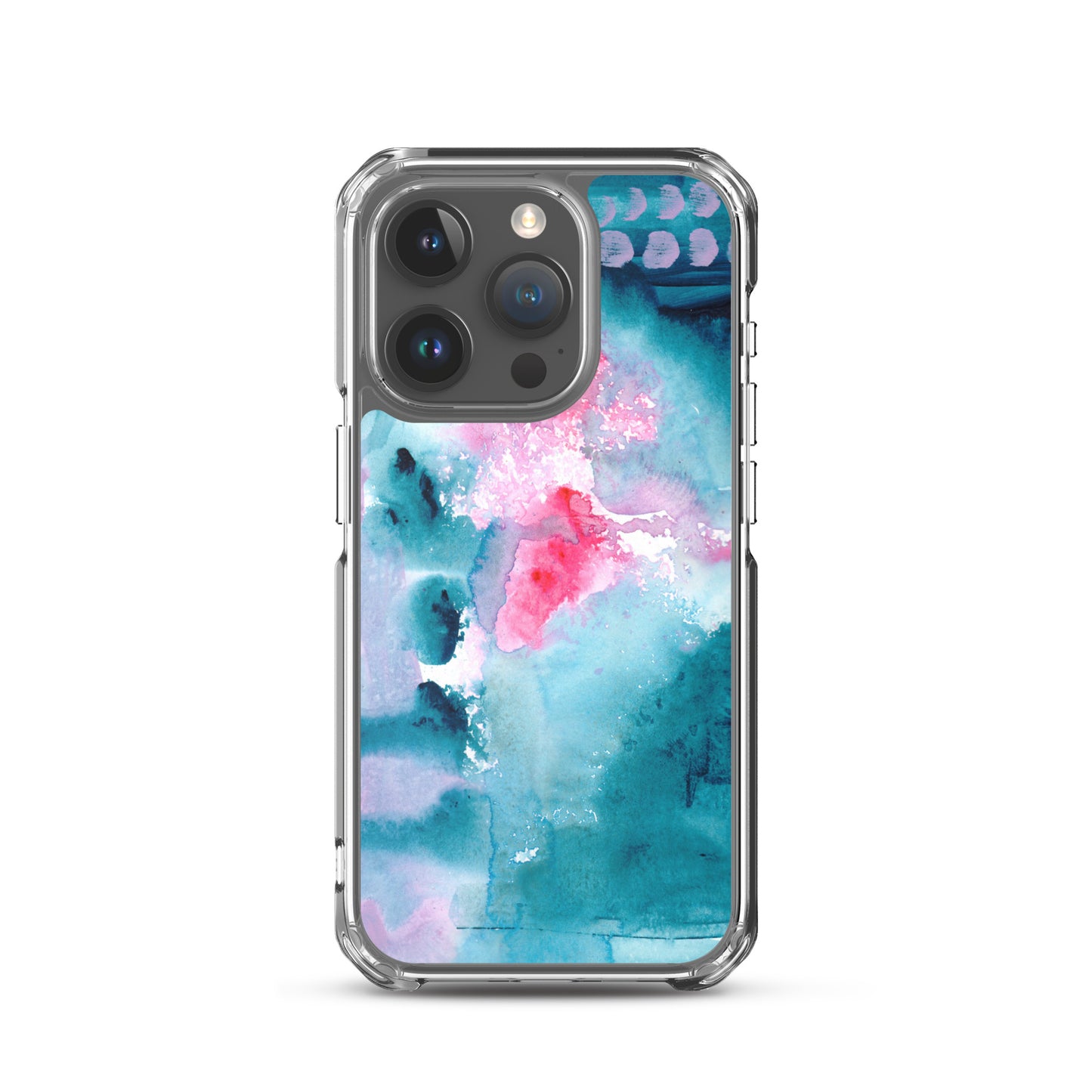 Magical Blue I Clear Case for iPhone® - Aquamarine Design - Artistic Gifts for Women - Art by Artist Tania Herrera from Aquamarine Design Studio