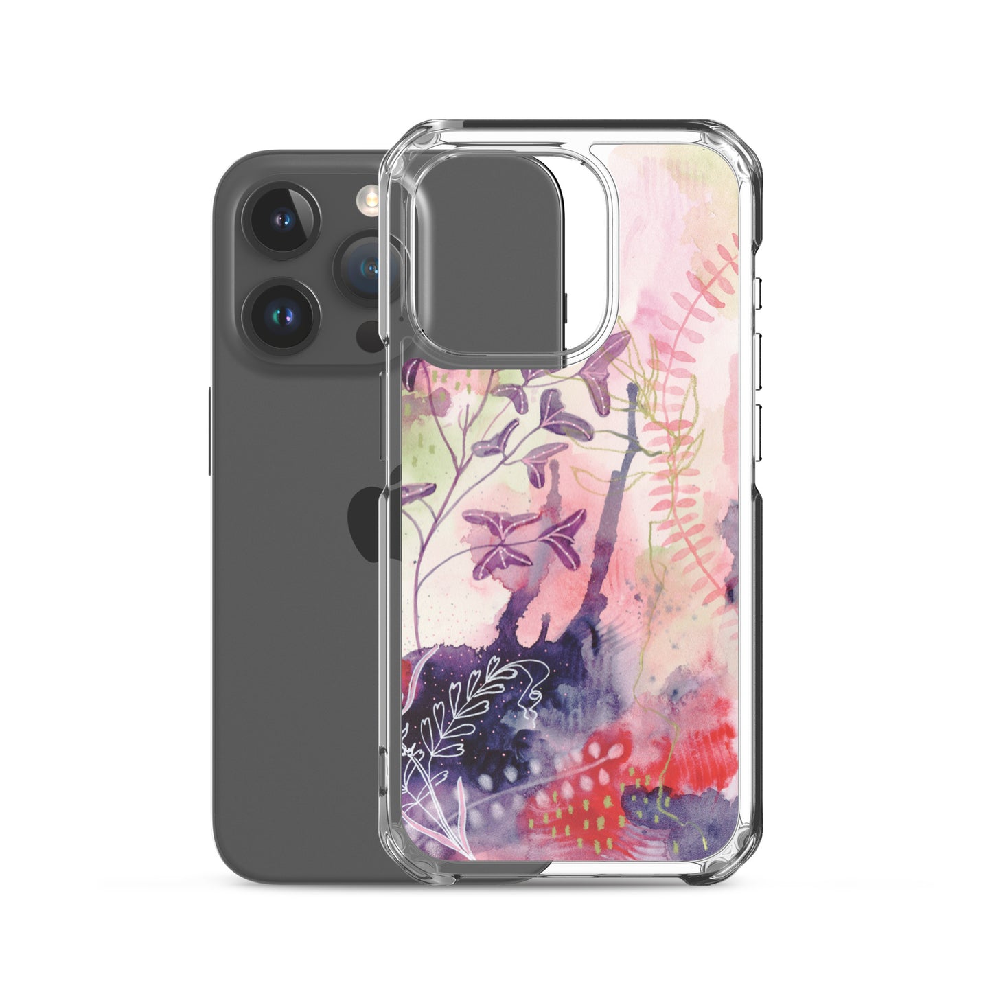 Playful Clear Case for iPhone® - Aquamarine Design - Artistic Gifts for Women - Art by Artist Tania Herrera from Aquamarine Design Studio