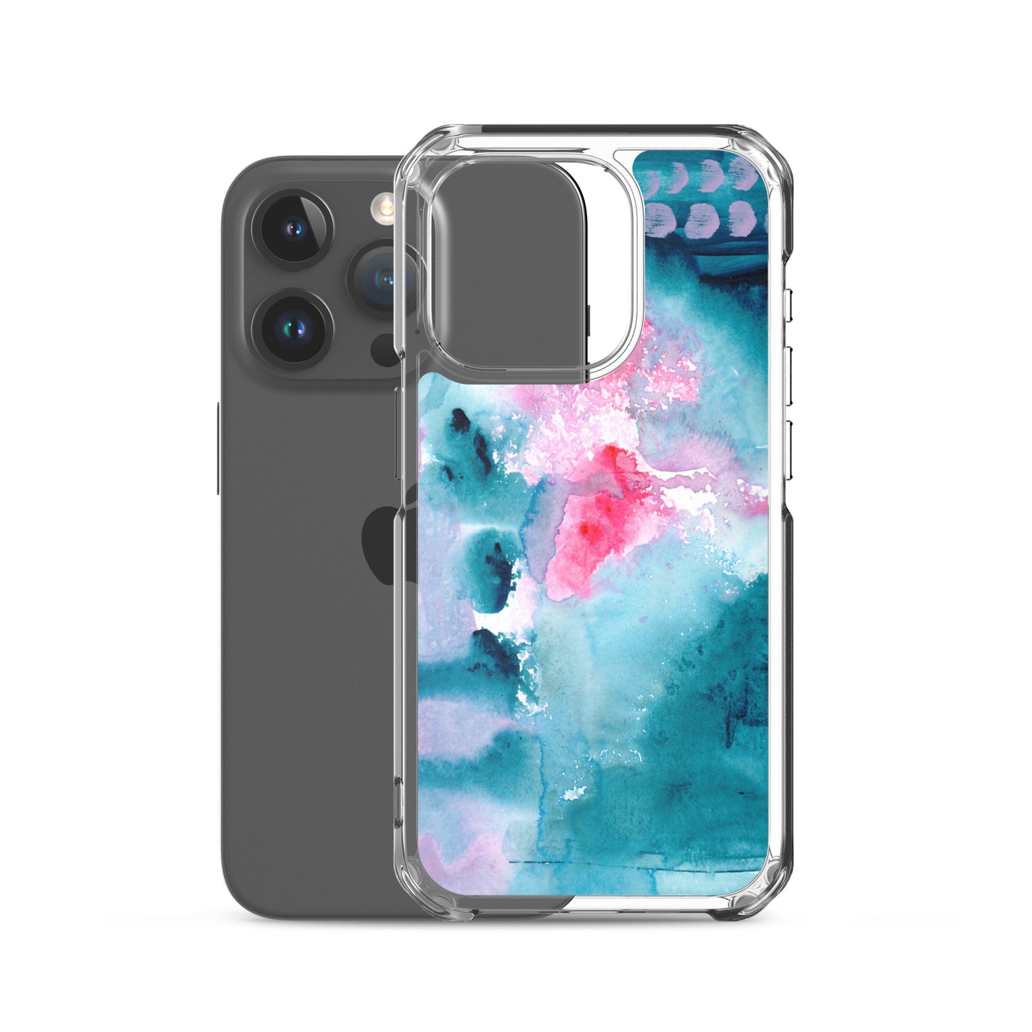 Magical Blue I Clear Case for iPhone® - Aquamarine Design - Artistic Gifts for Women - Art by Artist Tania Herrera from Aquamarine Design Studio