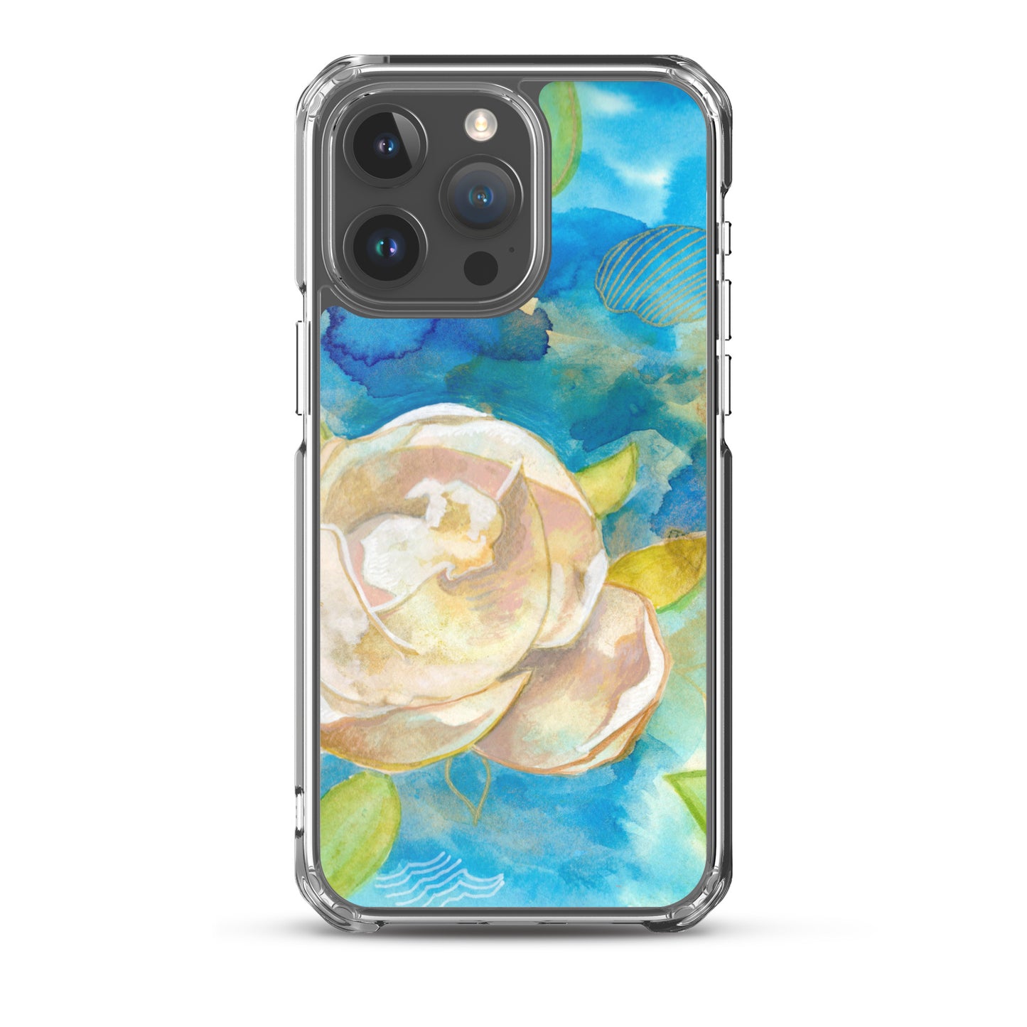 Clear Case for iPhone® - Aquamarine Design - Artistic Gifts for Women - Art by Artist Tania Herrera from Aquamarine Design Studio