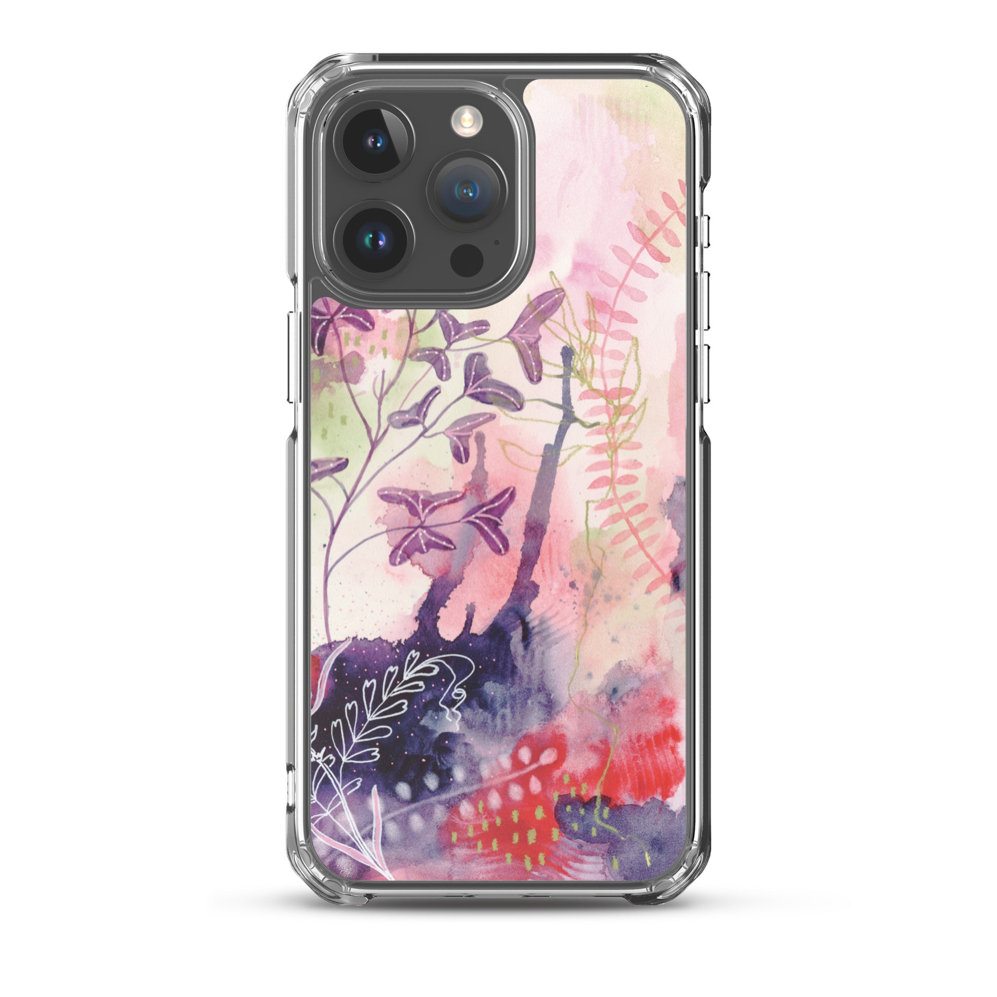 Playful Clear Case for iPhone® - Aquamarine Design - Artistic Gifts for Women - Art by Artist Tania Herrera from Aquamarine Design Studio