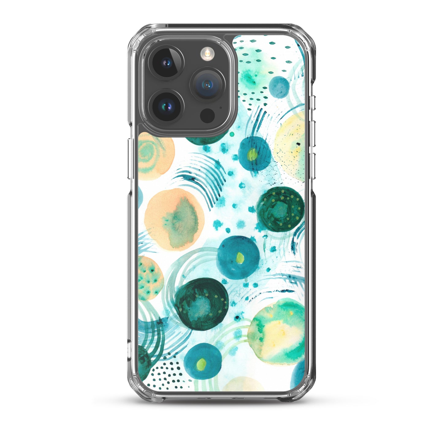 Geometrical Design Clear Case for iPhone® - Aquamarine Design - Artistic Gifts for Women - Art by Artist Tania Herrera from Aquamarine Design Studio