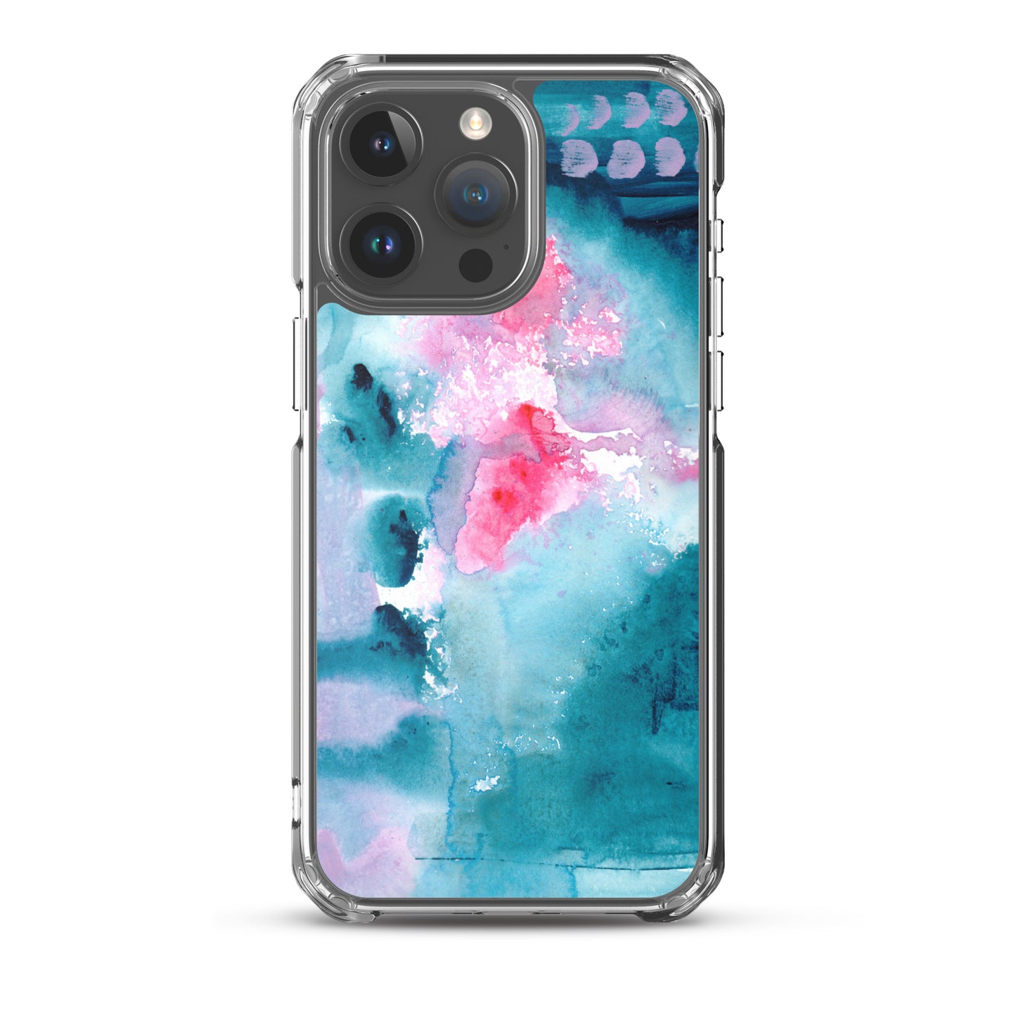 Magical Blue I Clear Case for iPhone® - Aquamarine Design - Artistic Gifts for Women - Art by Artist Tania Herrera from Aquamarine Design Studio
