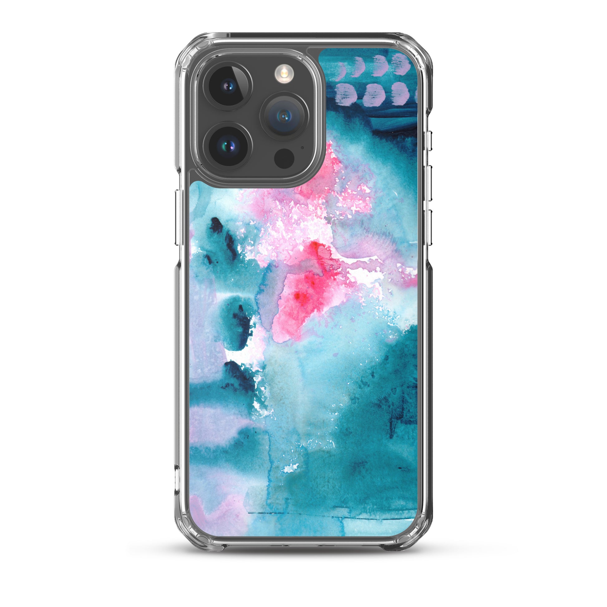 Magical Blue I Clear Case for iPhone® - Aquamarine Design - Artistic Gifts for Women - Art by Artist Tania Herrera from Aquamarine Design Studio
