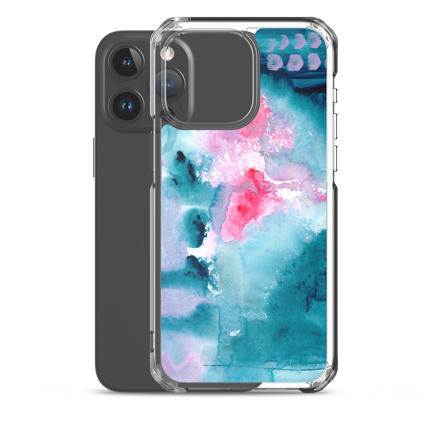 Magical Blue I Clear Case for iPhone® - Aquamarine Design - Artistic Gifts for Women - Art by Artist Tania Herrera from Aquamarine Design Studio