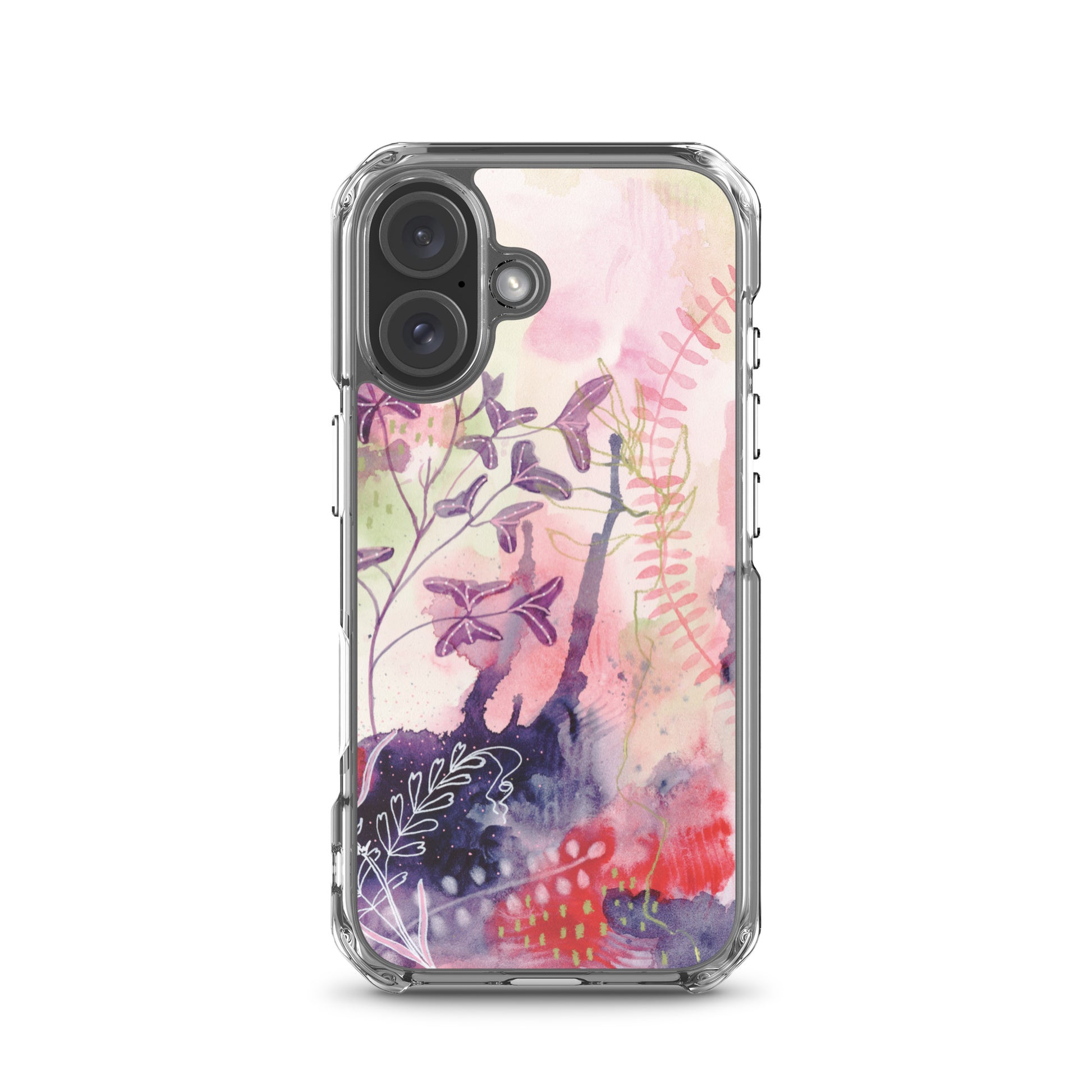 Playful Clear Case for iPhone® - Aquamarine Design - Artistic Gifts for Women - Art by Artist Tania Herrera from Aquamarine Design Studio