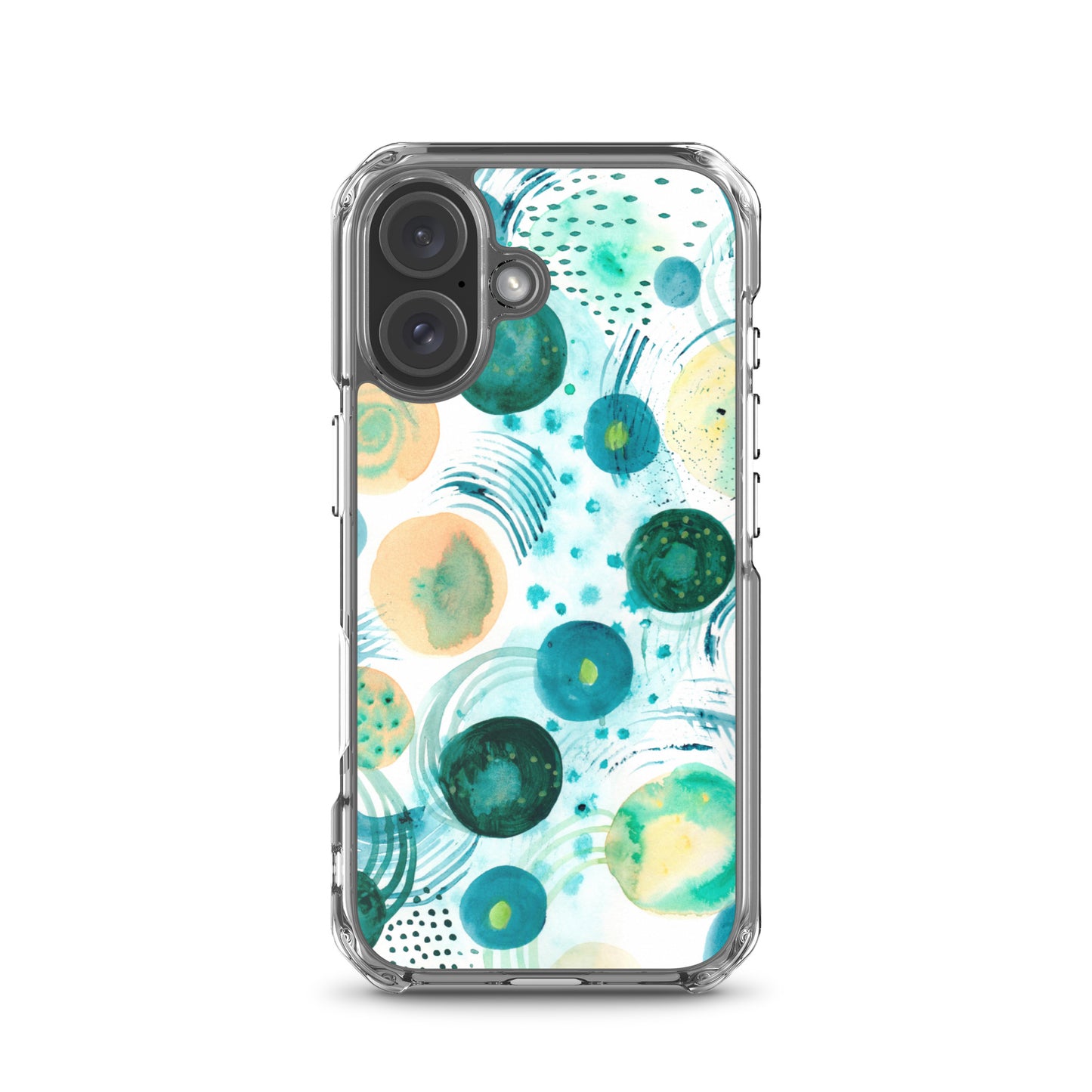 Geometrical Design Clear Case for iPhone® - Aquamarine Design - Artistic Gifts for Women - Art by Artist Tania Herrera from Aquamarine Design Studio