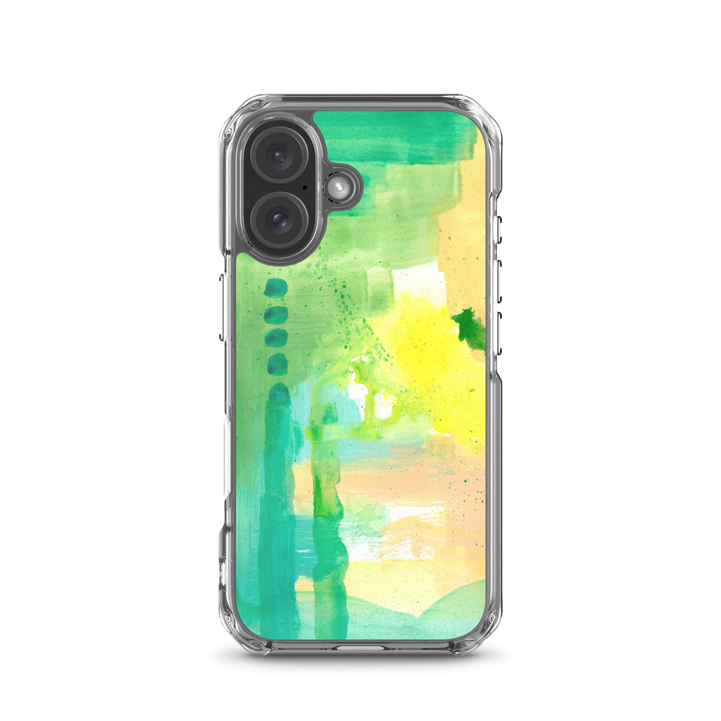 Aqua Abstract Design II Clear Case for iPhone® - Aquamarine Design - Artistic Gifts for Women - Art by Artist Tania Herrera from Aquamarine Design Studio