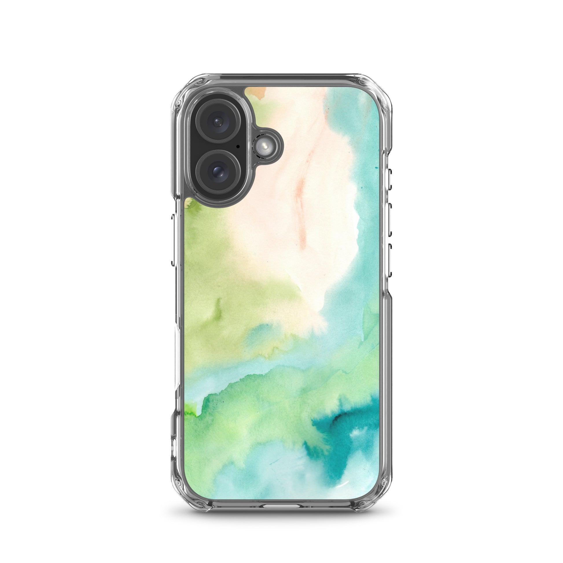 Soft Green Clear Case for iPhone® - Aquamarine Design - Artistic Gifts for Women - Art by Artist Tania Herrera from Aquamarine Design Studio