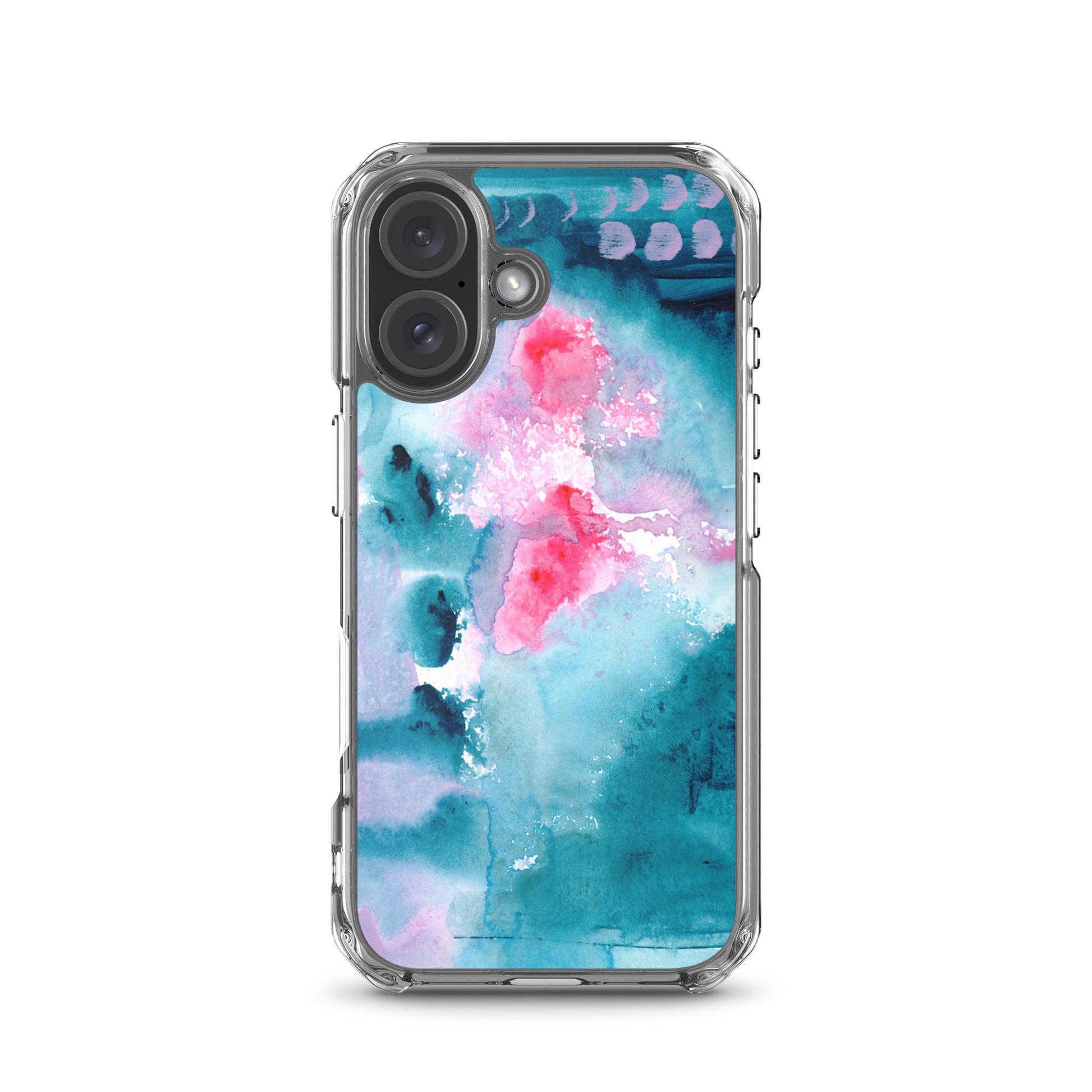 Magical Blue I Clear Case for iPhone® - Aquamarine Design - Artistic Gifts for Women - Art by Artist Tania Herrera from Aquamarine Design Studio