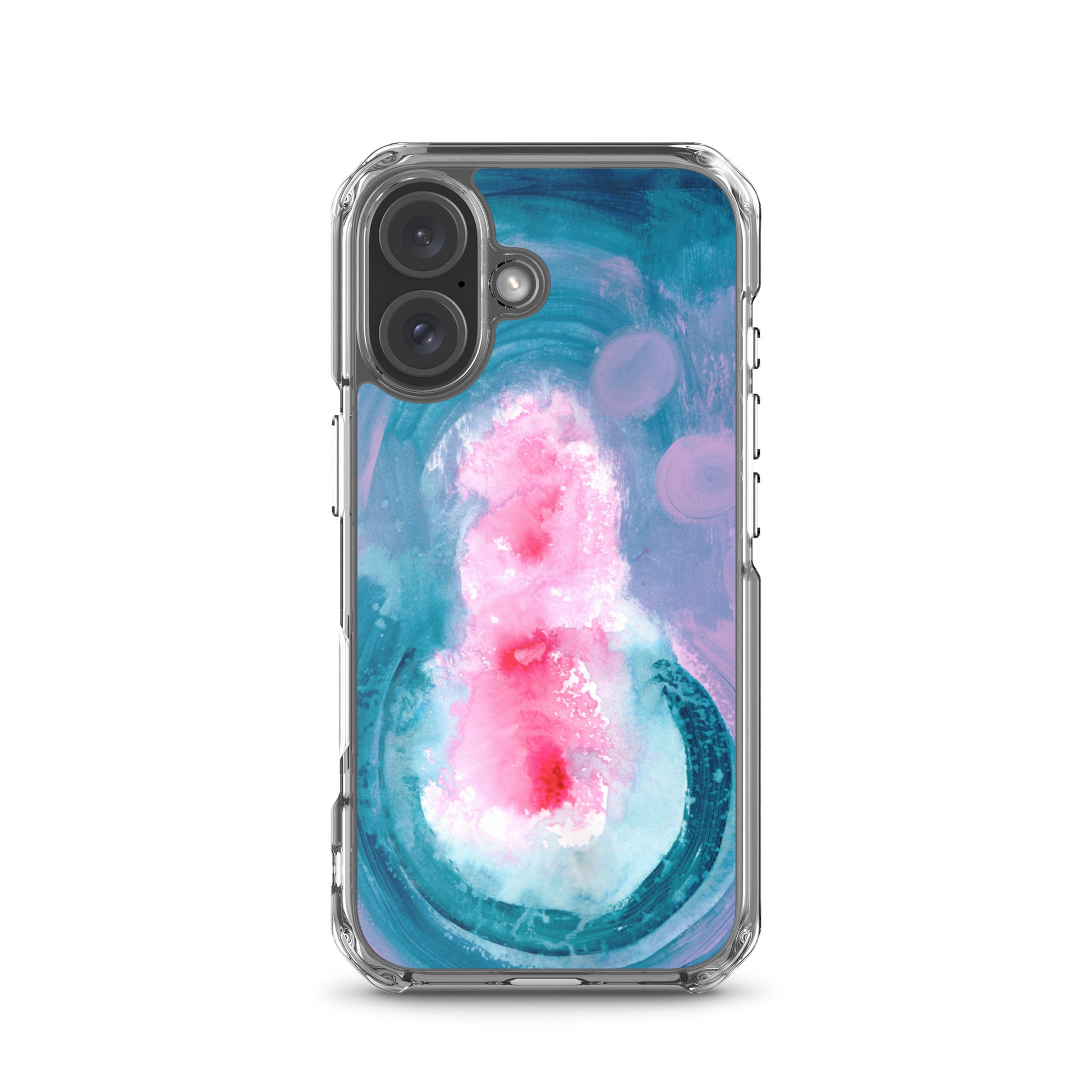 Magical Blue II Clear Case for iPhone® - Aquamarine Design - Artistic Gifts for Women - Art by Artist Tania Herrera from Aquamarine Design Studio