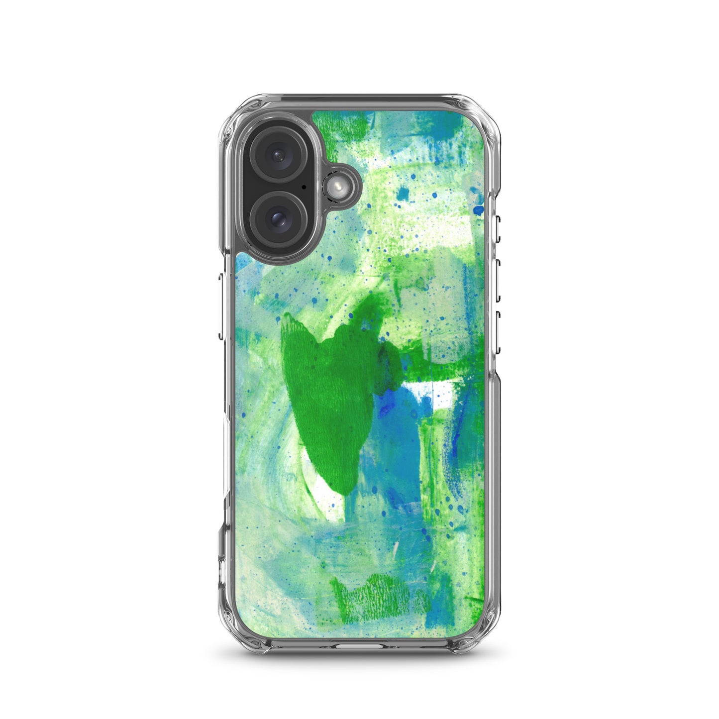 Green Mist Clear Case for iPhone® - Aquamarine Design - Artistic Gifts for Women - Art by Artist Tania Herrera from Aquamarine Design Studio