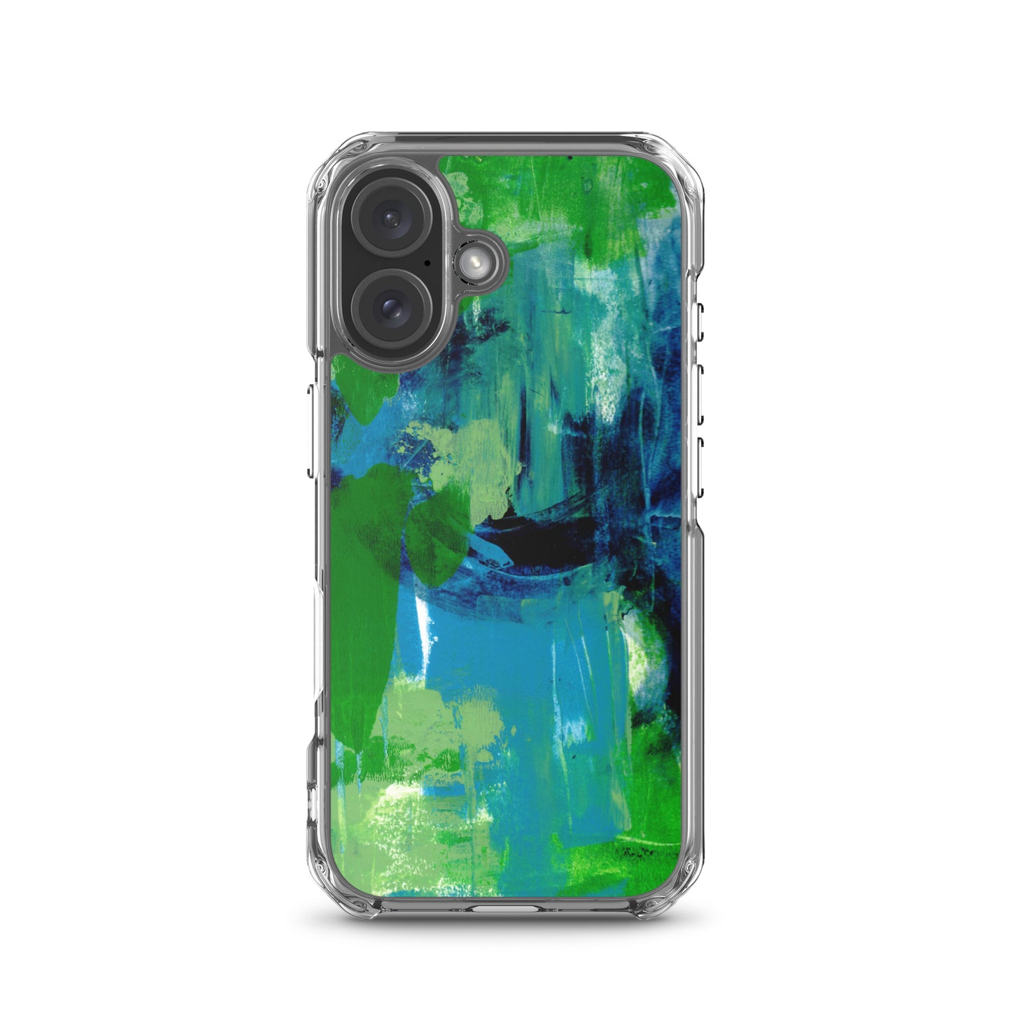 Cool Colors Clear Case for iPhone® - Aquamarine Design - Artistic Gifts for Women - Art by Artist Tania Herrera from Aquamarine Design Studio