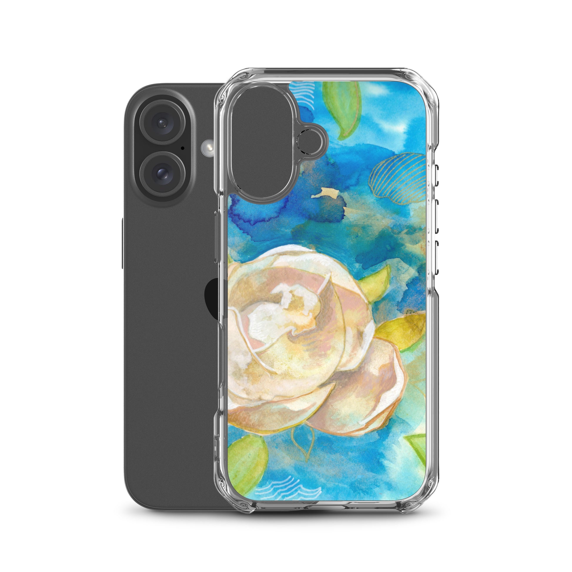 Clear Case for iPhone® - Aquamarine Design - Artistic Gifts for Women - Art by Artist Tania Herrera from Aquamarine Design Studio