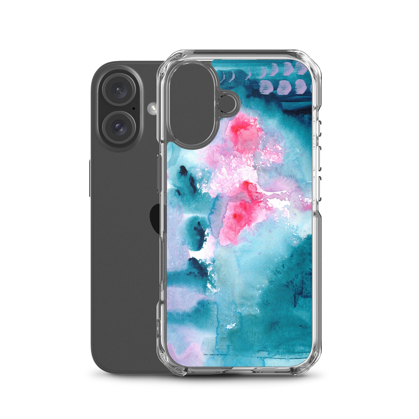 Magical Blue I Clear Case for iPhone® - Aquamarine Design - Artistic Gifts for Women - Art by Artist Tania Herrera from Aquamarine Design Studio