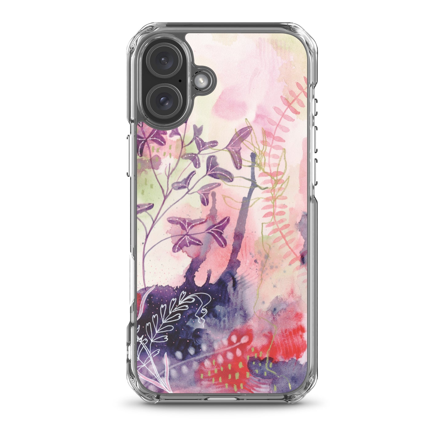 Playful Clear Case for iPhone® - Aquamarine Design - Artistic Gifts for Women - Art by Artist Tania Herrera from Aquamarine Design Studio