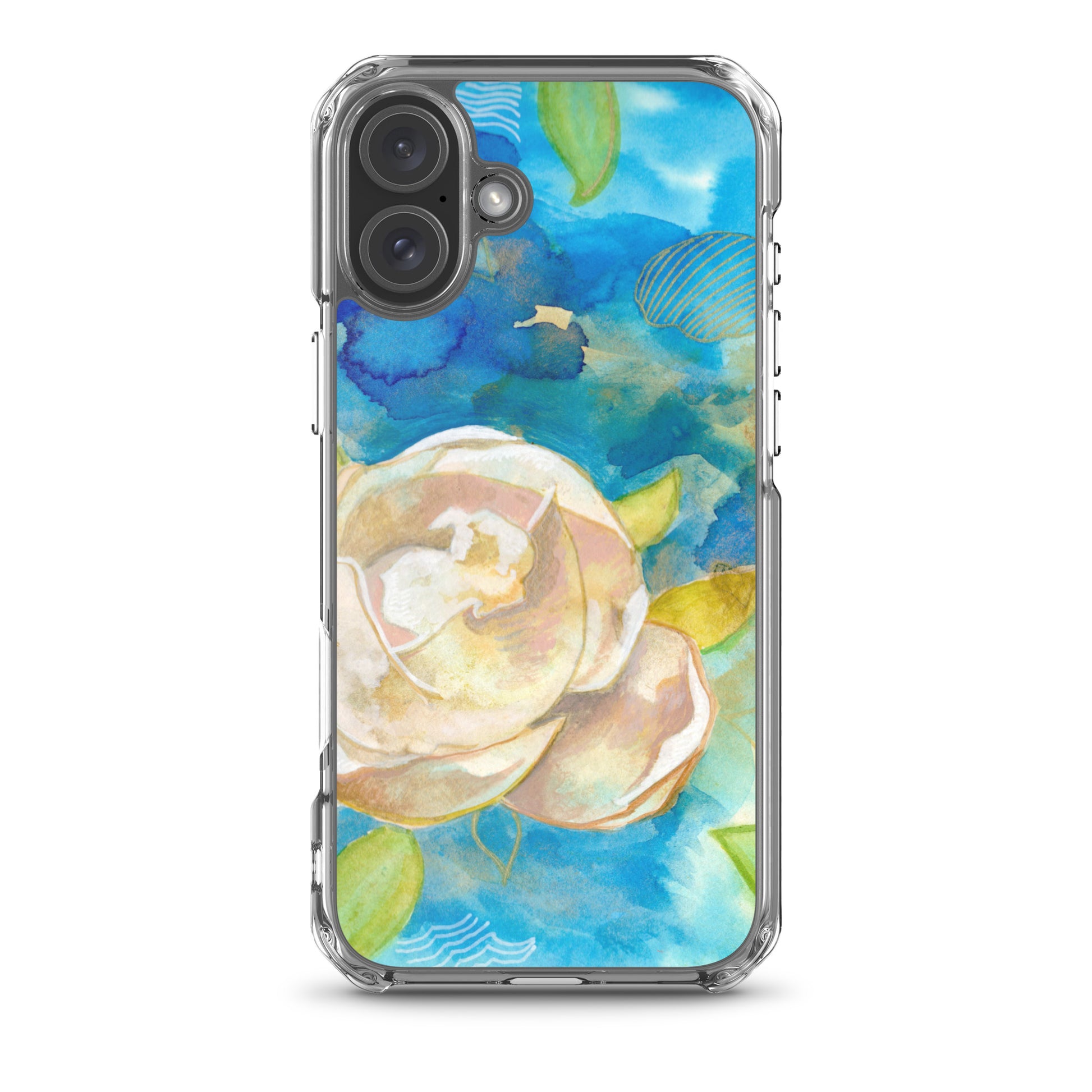 Clear Case for iPhone® - Aquamarine Design - Artistic Gifts for Women - Art by Artist Tania Herrera from Aquamarine Design Studio