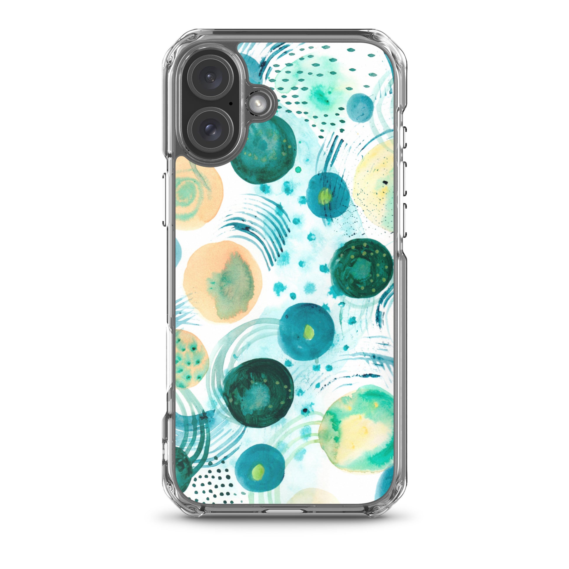 Geometrical Design Clear Case for iPhone® - Aquamarine Design - Artistic Gifts for Women - Art by Artist Tania Herrera from Aquamarine Design Studio